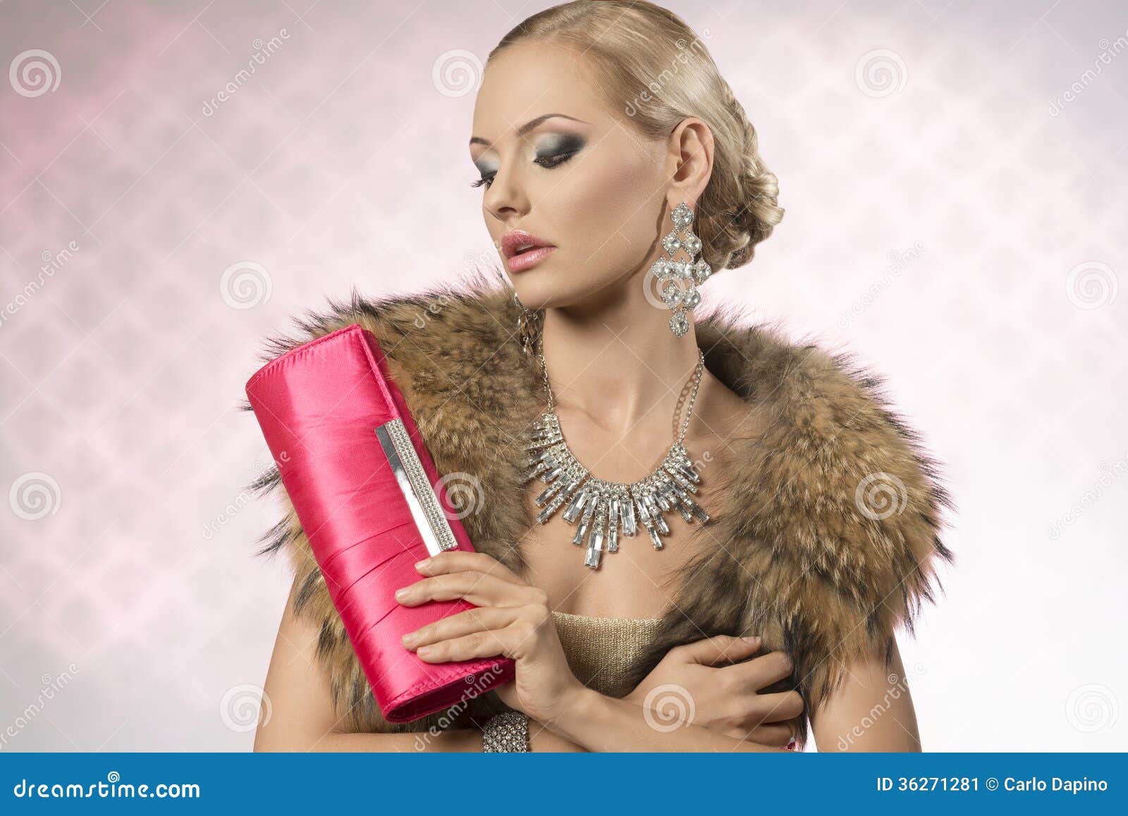 Aristocratic Fashion Woman Stock Image - Image: 36271281