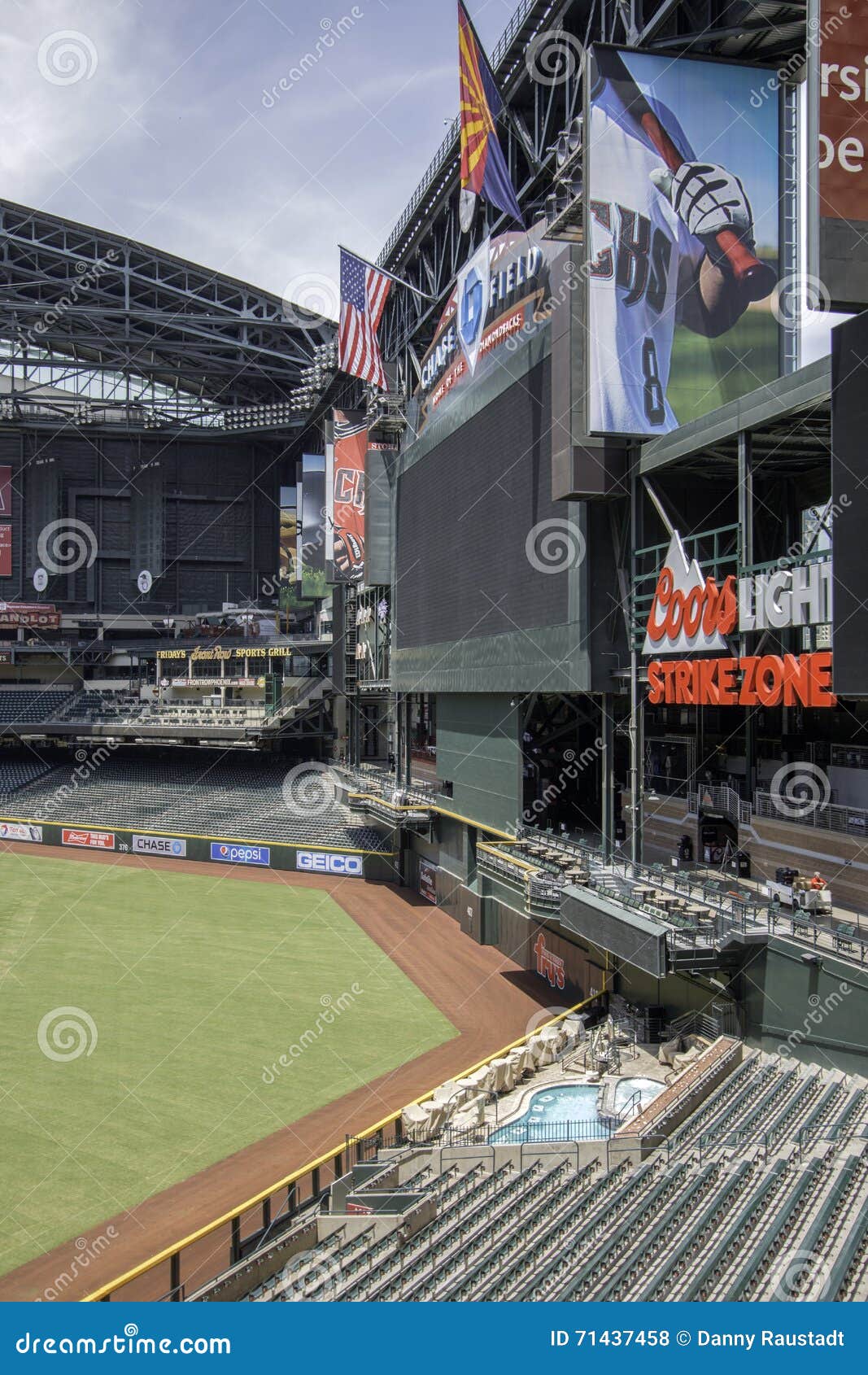 Arizona Diamondbacks Chase Field Baseball Stadium Editorial Stock Photo -  Image of ballpark, downtown: 71437458