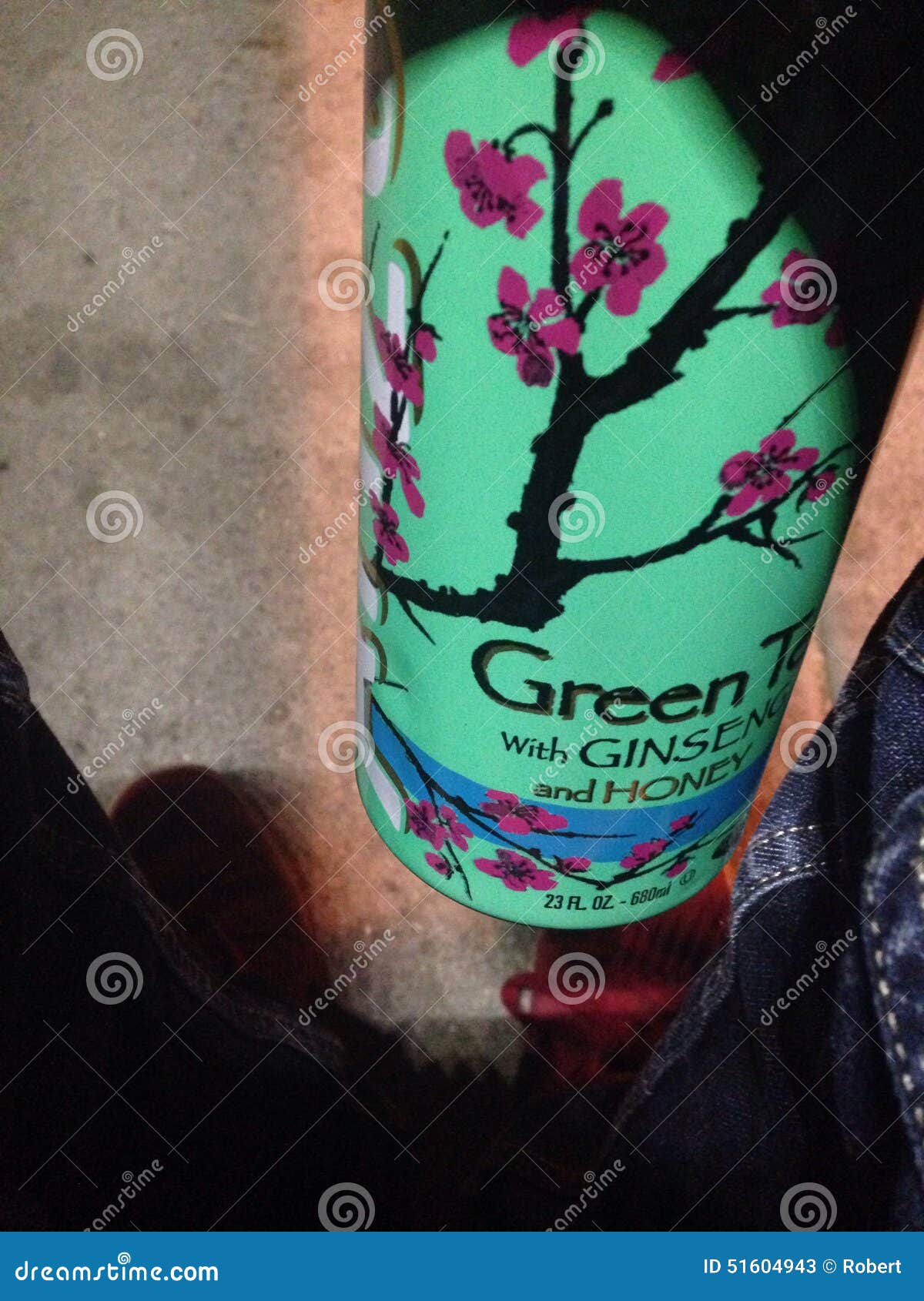 Arizona Green Tea Dark Night Editorial Stock Photo Image of green