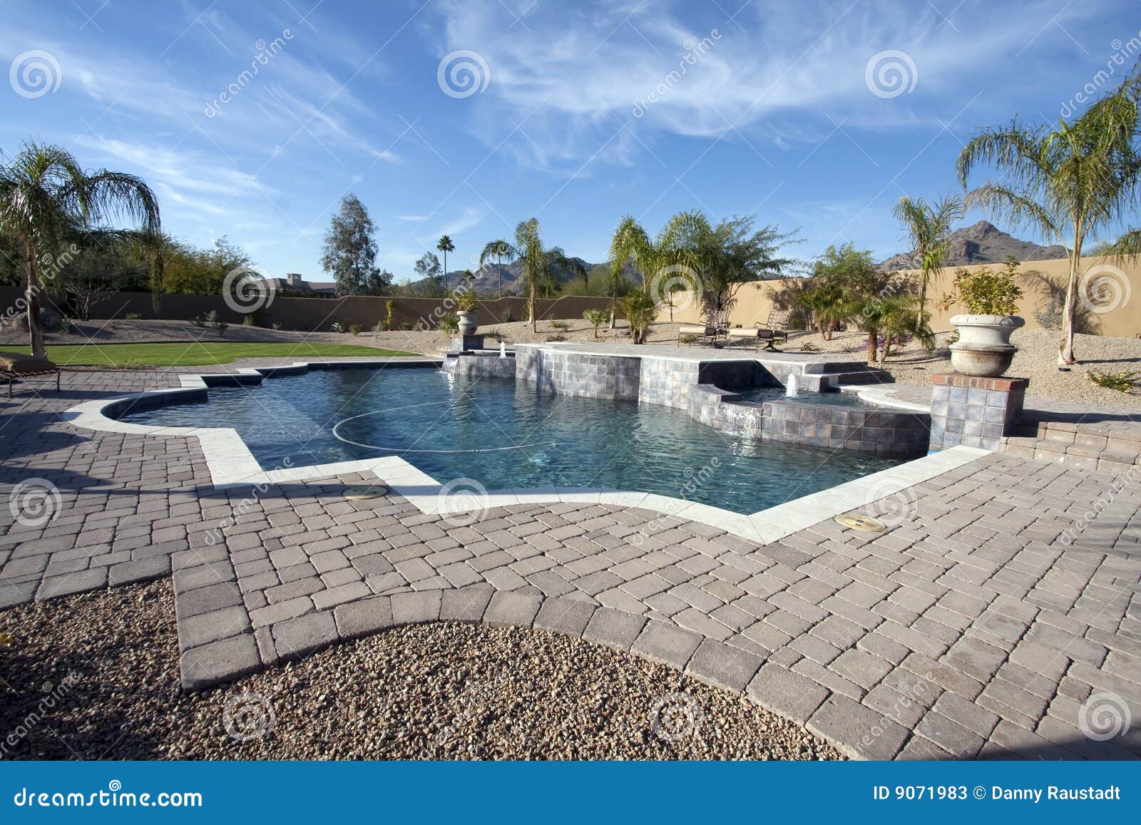 arizona mansion pool and patio