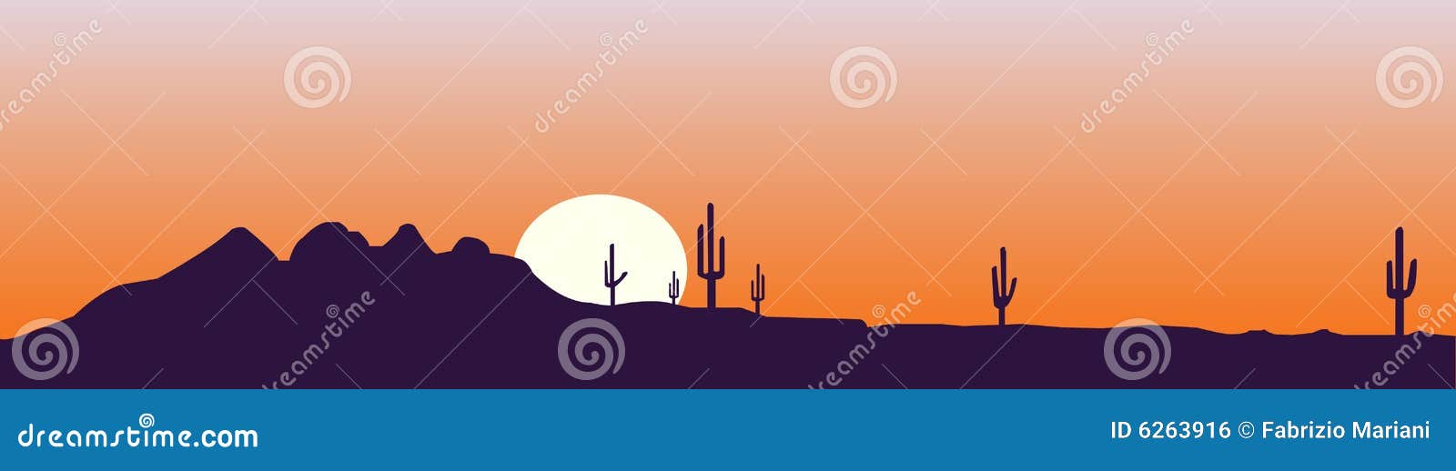 arizona skyline at the sunset