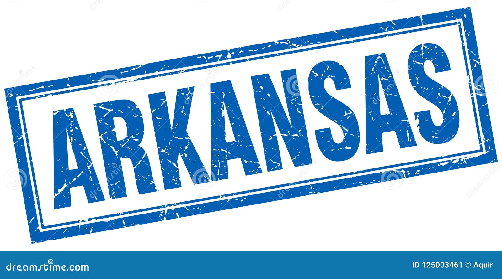 Arkansas stamp stock vector. Illustration of blue, rubber 125003461
