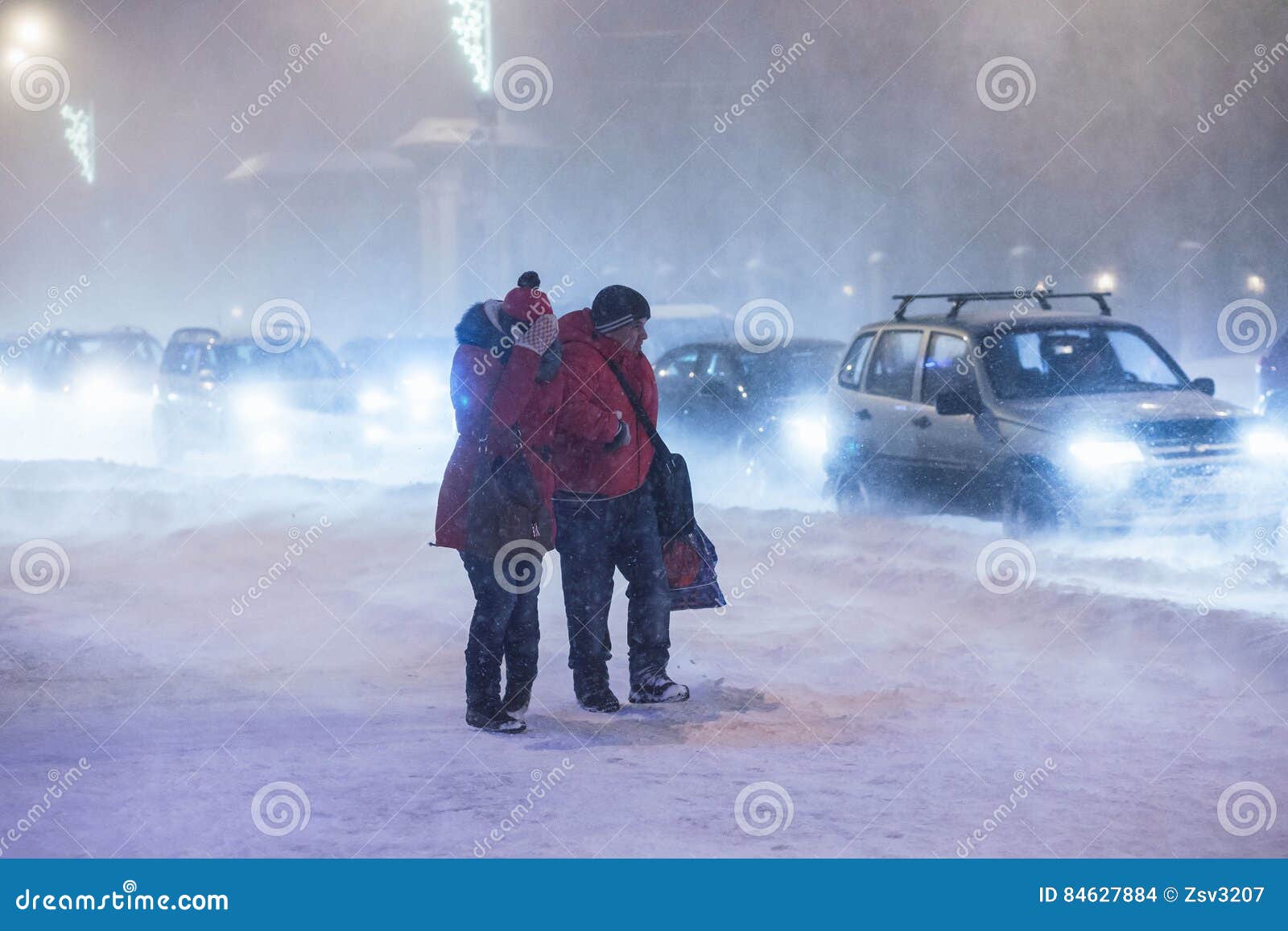 Arkhangelsk, Russia - January 22, 2017: Man And Woman ...
