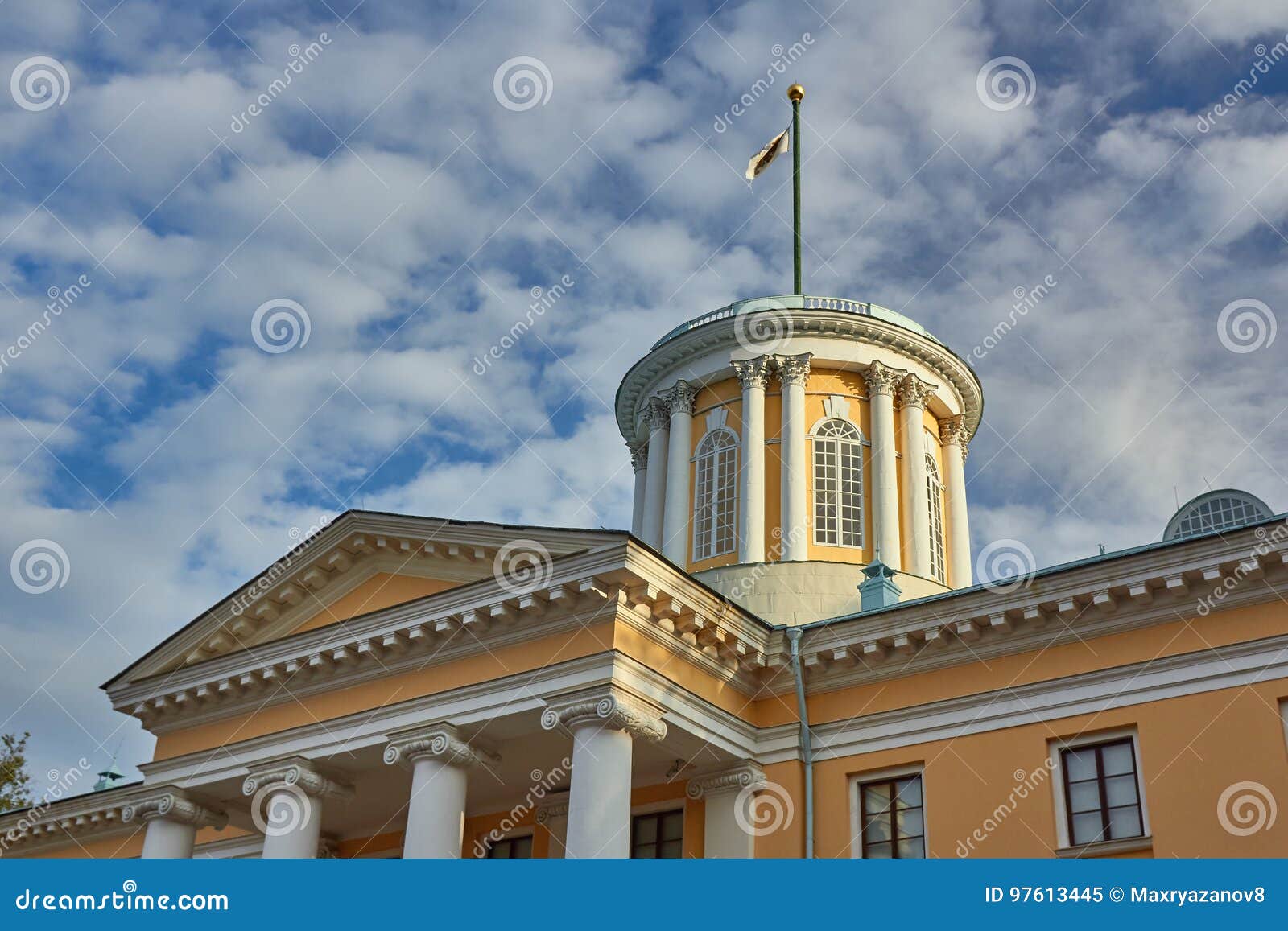 Arkhangelskoye Estate, Russia Stock Image - Image of place ...