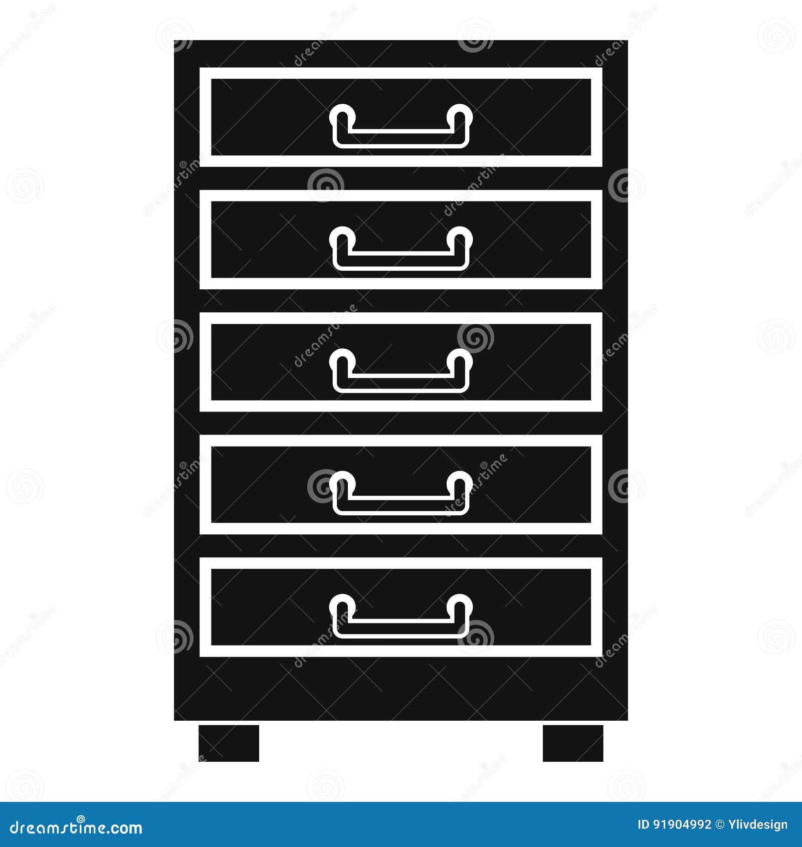 Armário De Madeira Com O ícone Das Gavetas Simples Ilustração do Vetor -  Ilustração de mesa, casa: 91904992, image size:1600x1690