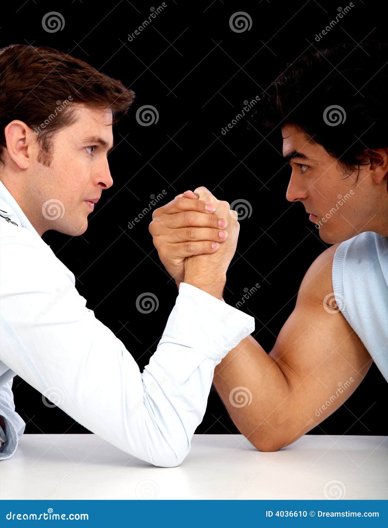 Arm wrestle competition stock photo. Image of male, rivalry 4036610