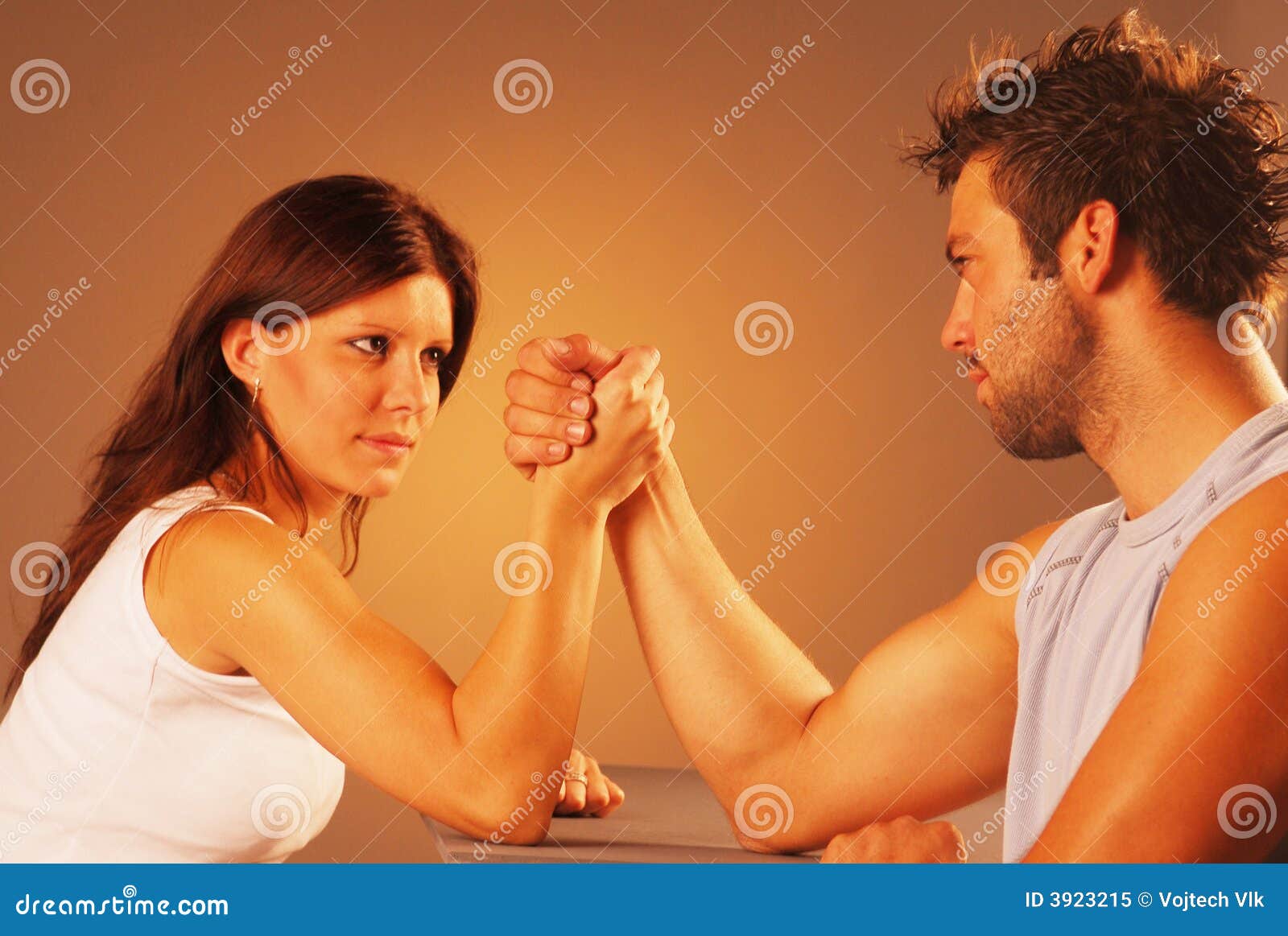 Arm wrestling stock image. Image of duel, woman, partner 3923215