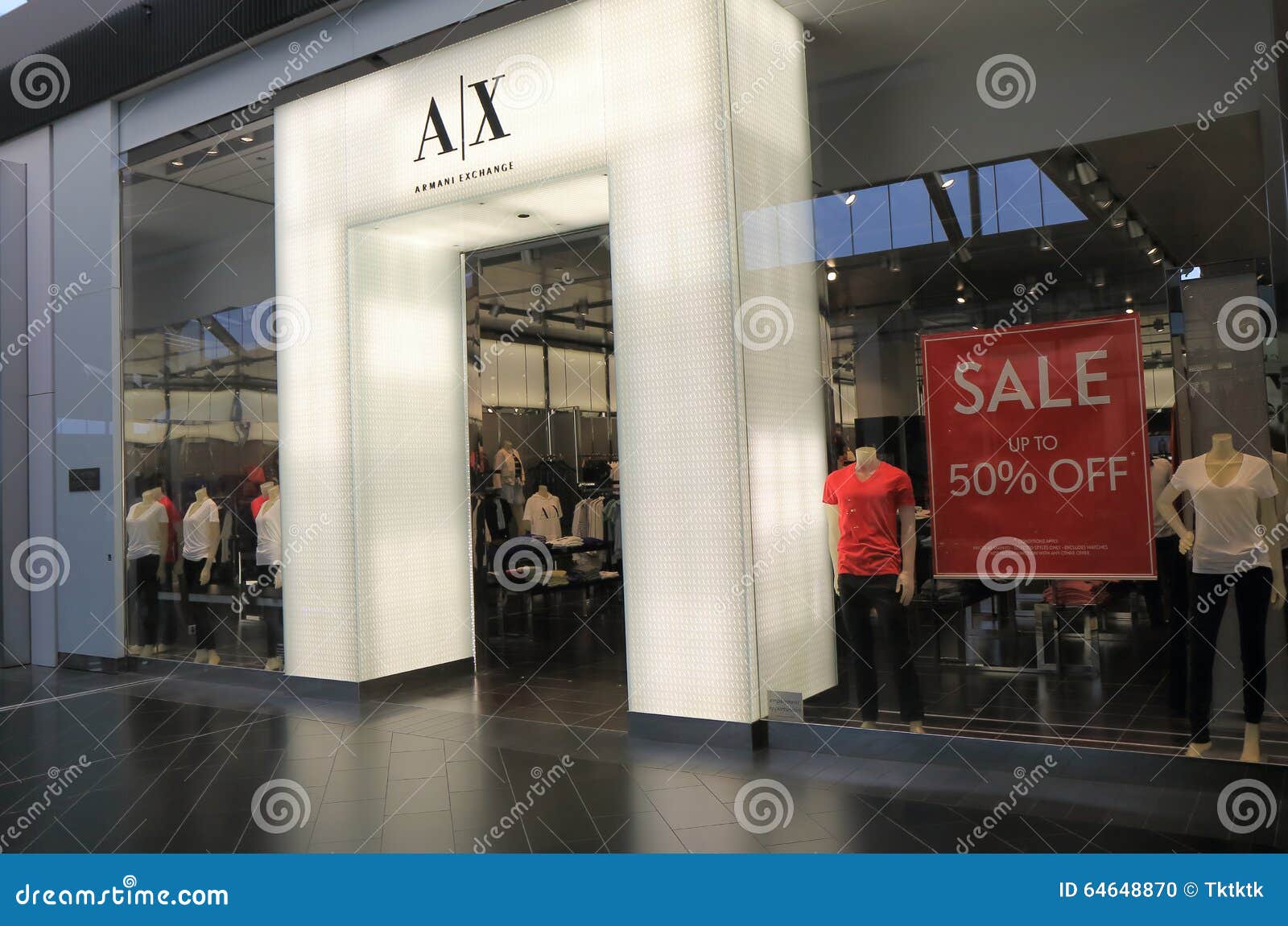 armani exchange boutique