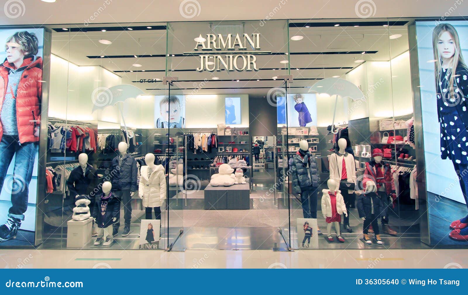 Armani Junior Shop in Hong Kong Editorial Image - Image of honking ...