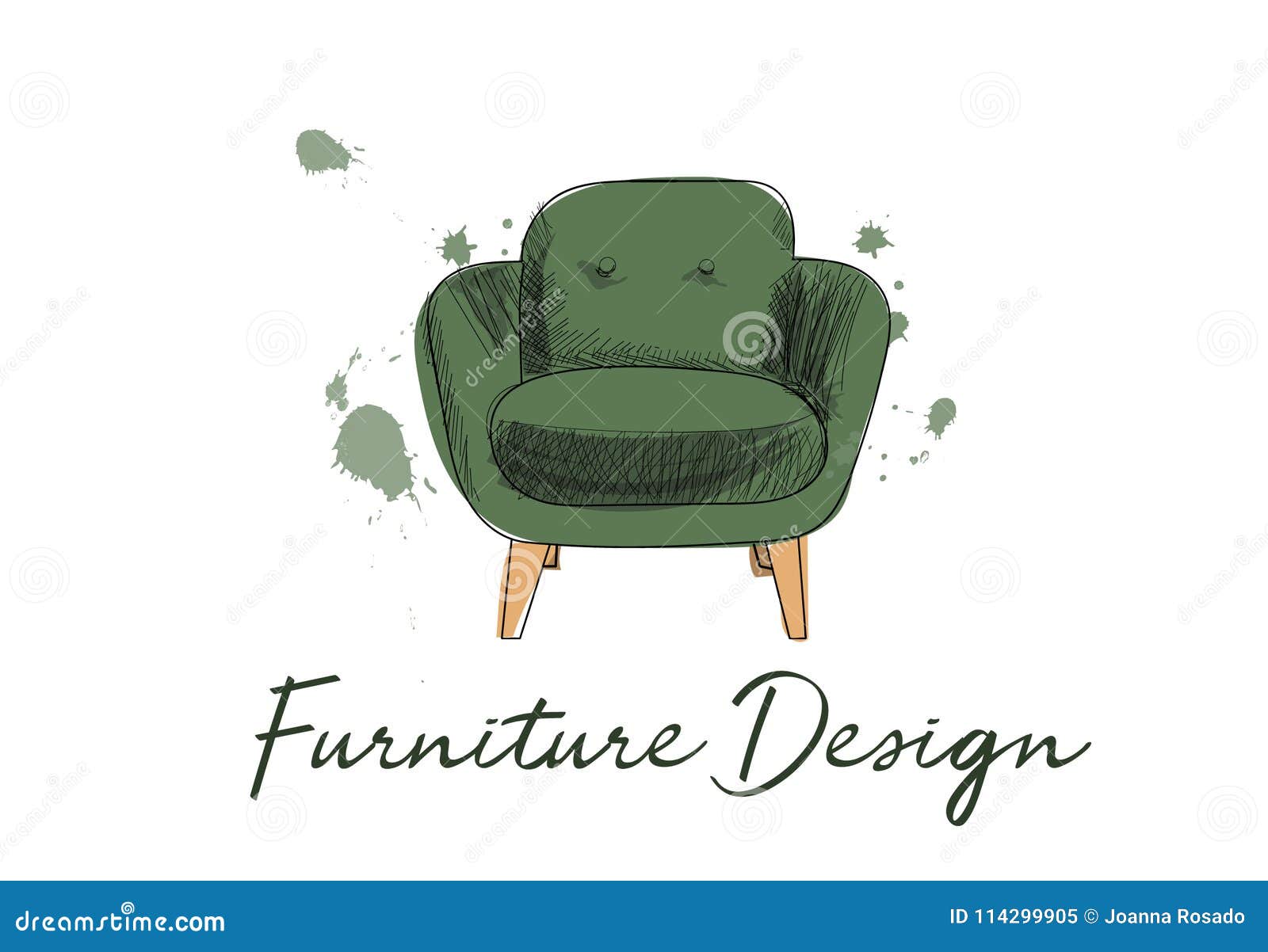 Armchair hand drawn sketch icon Armchair hand drawn outline doodle icon  soft armchair with cushion vector sketch  CanStock