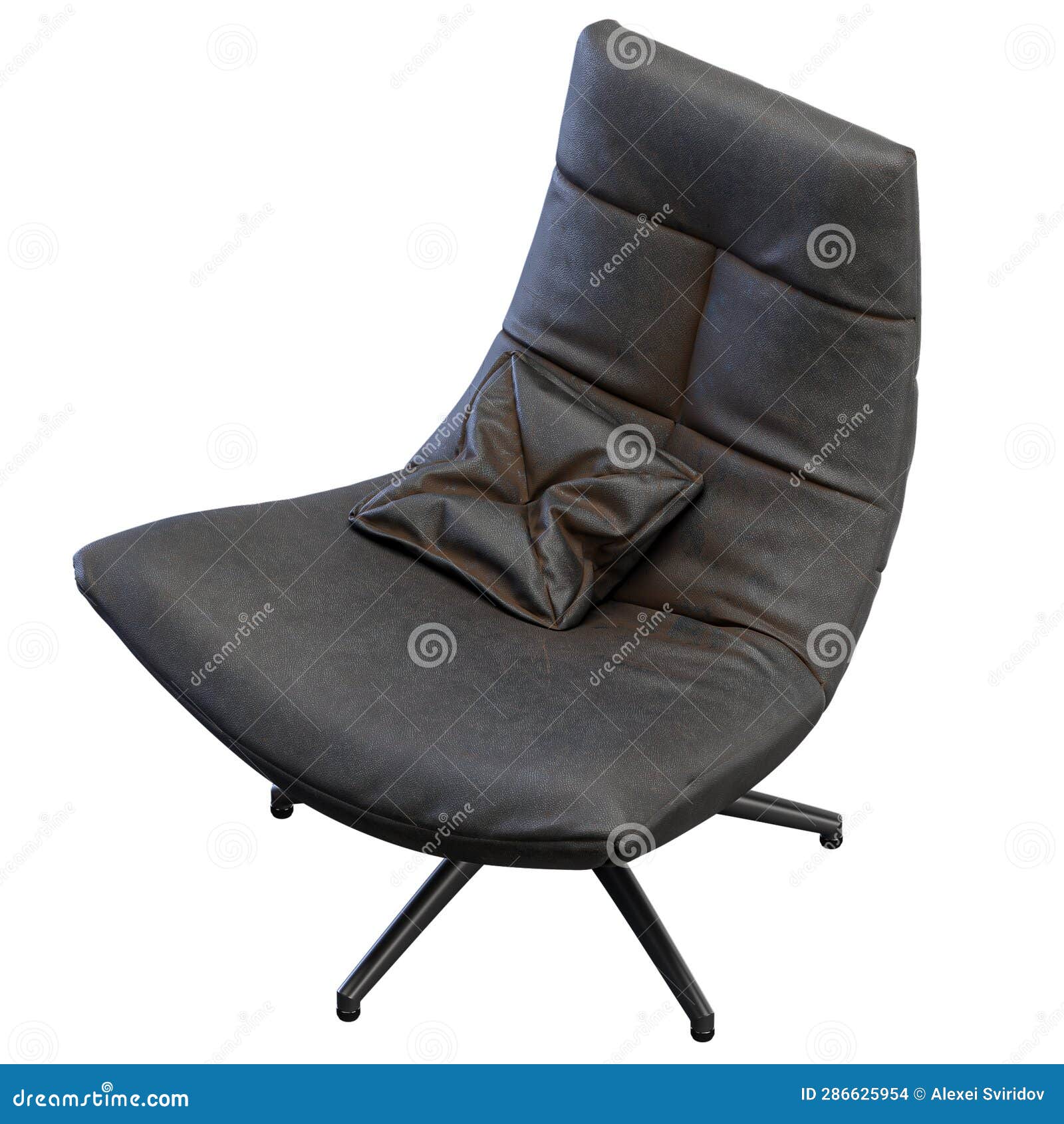 Armchair stock illustration. Illustration of wooden 286625954