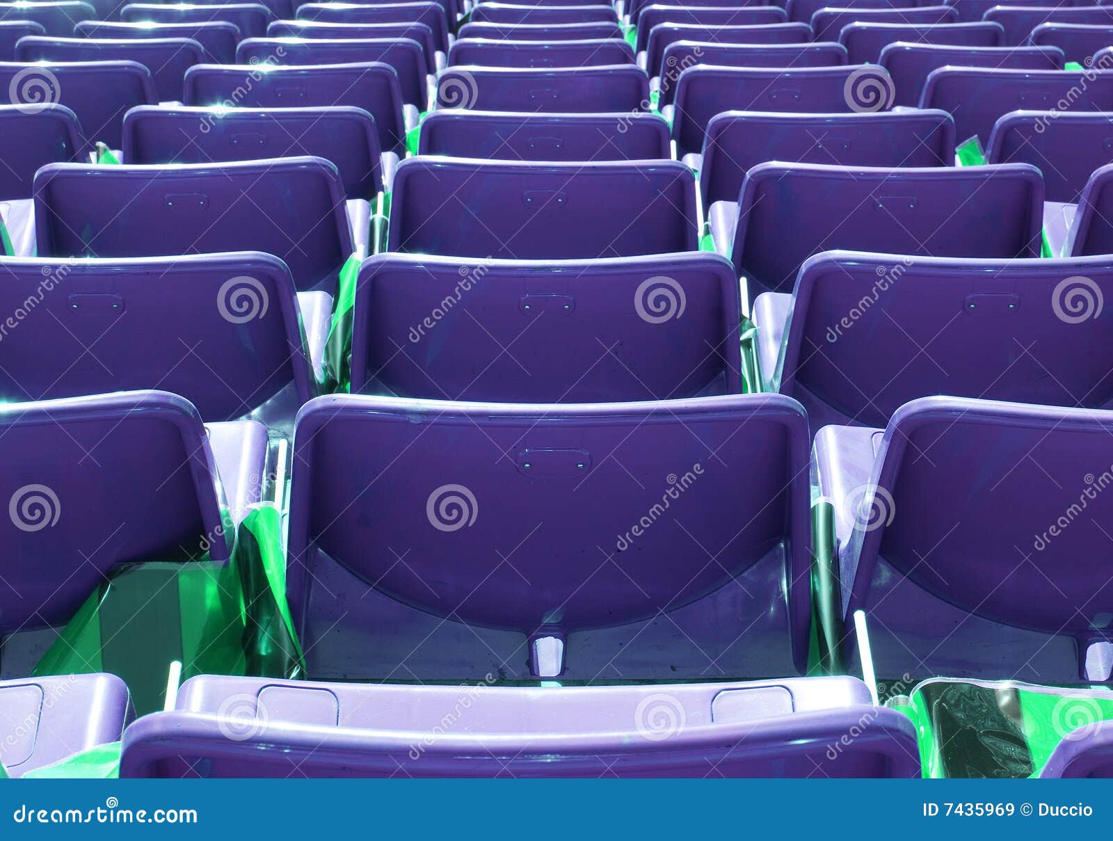 Armchairs at the stadium stock image. Image of stand, ladder 7435969