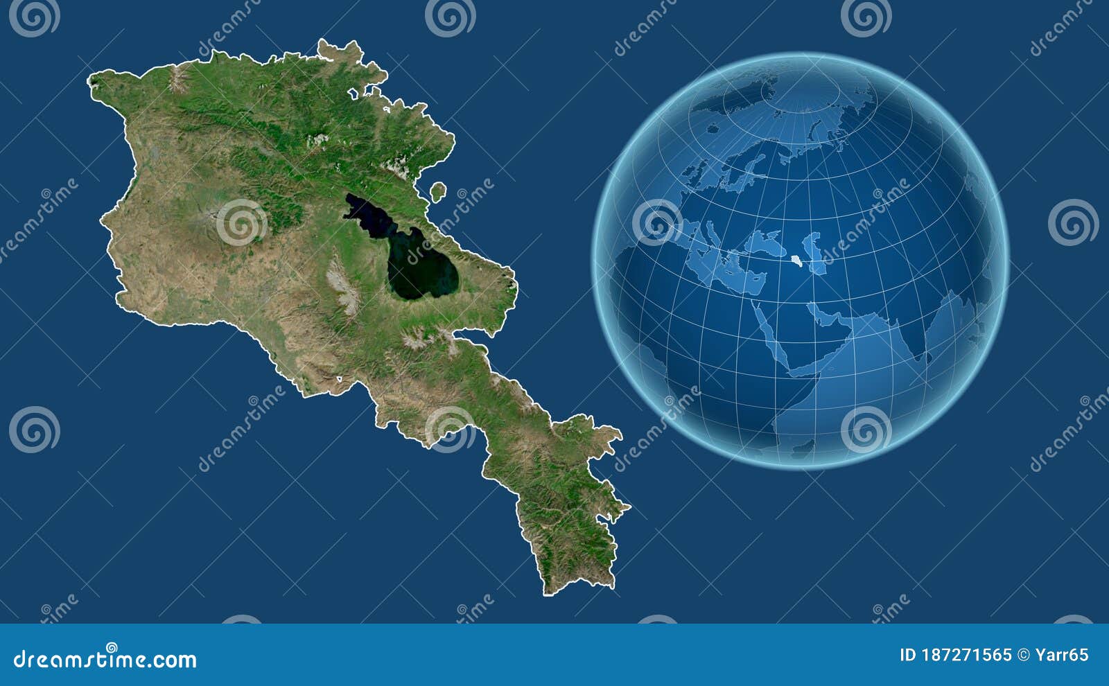 Armenia Map and Satellite Image