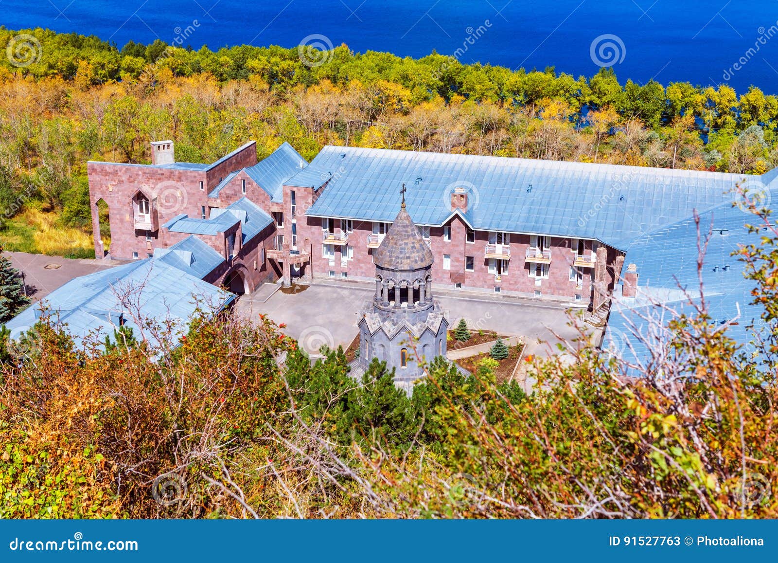 Armenia. Sevan Lake stock image. Image of landmark, pilgrimage 91527763