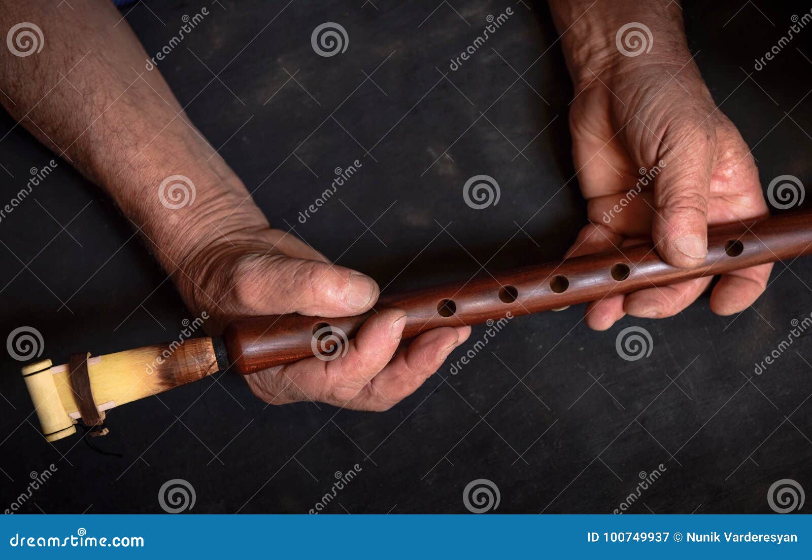 Duduk in the Hands of the Master Stock Image - Image of music, master.