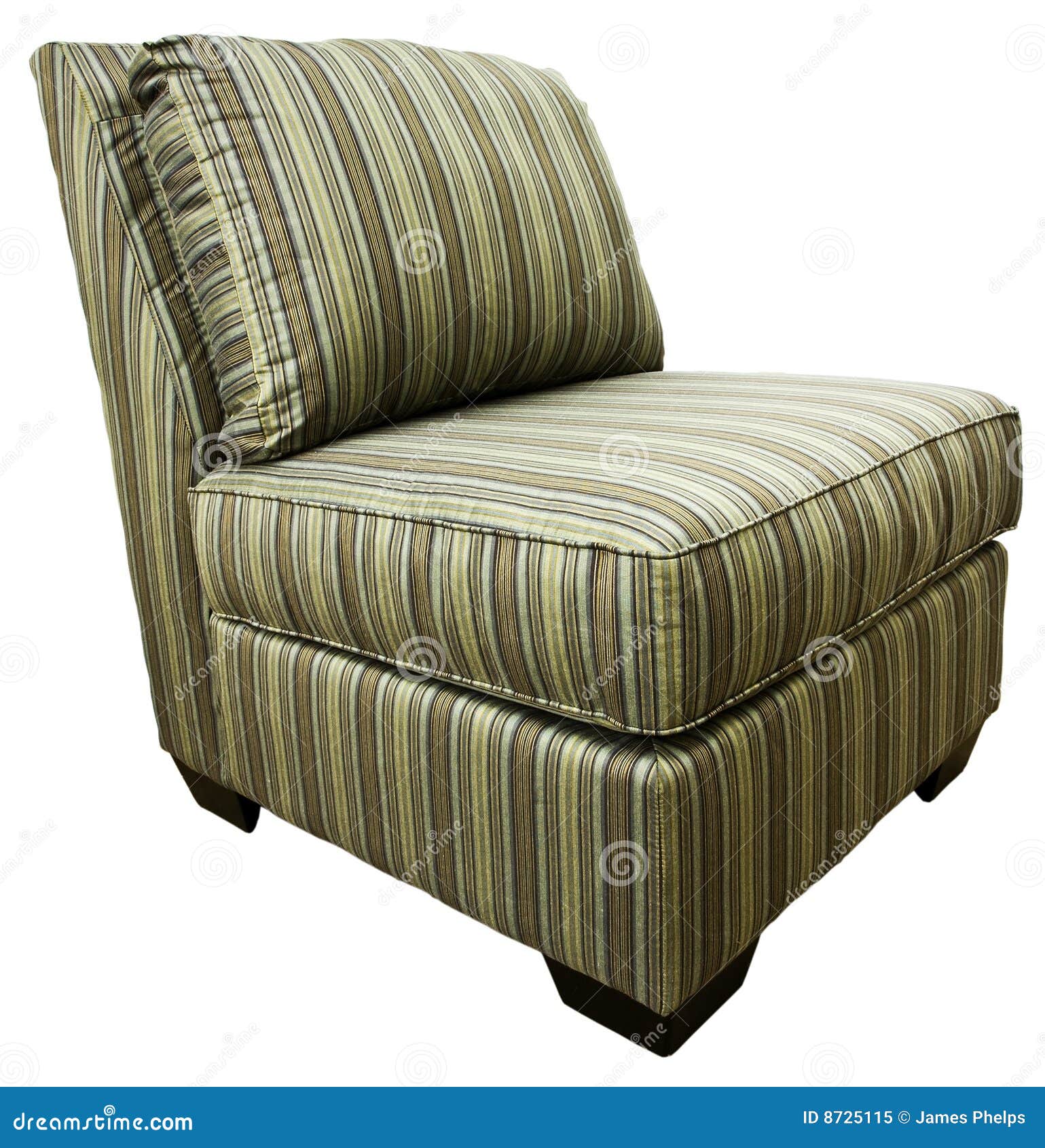 Armless Contemporary Accent Chair Stock Image Image of room, living 8725115