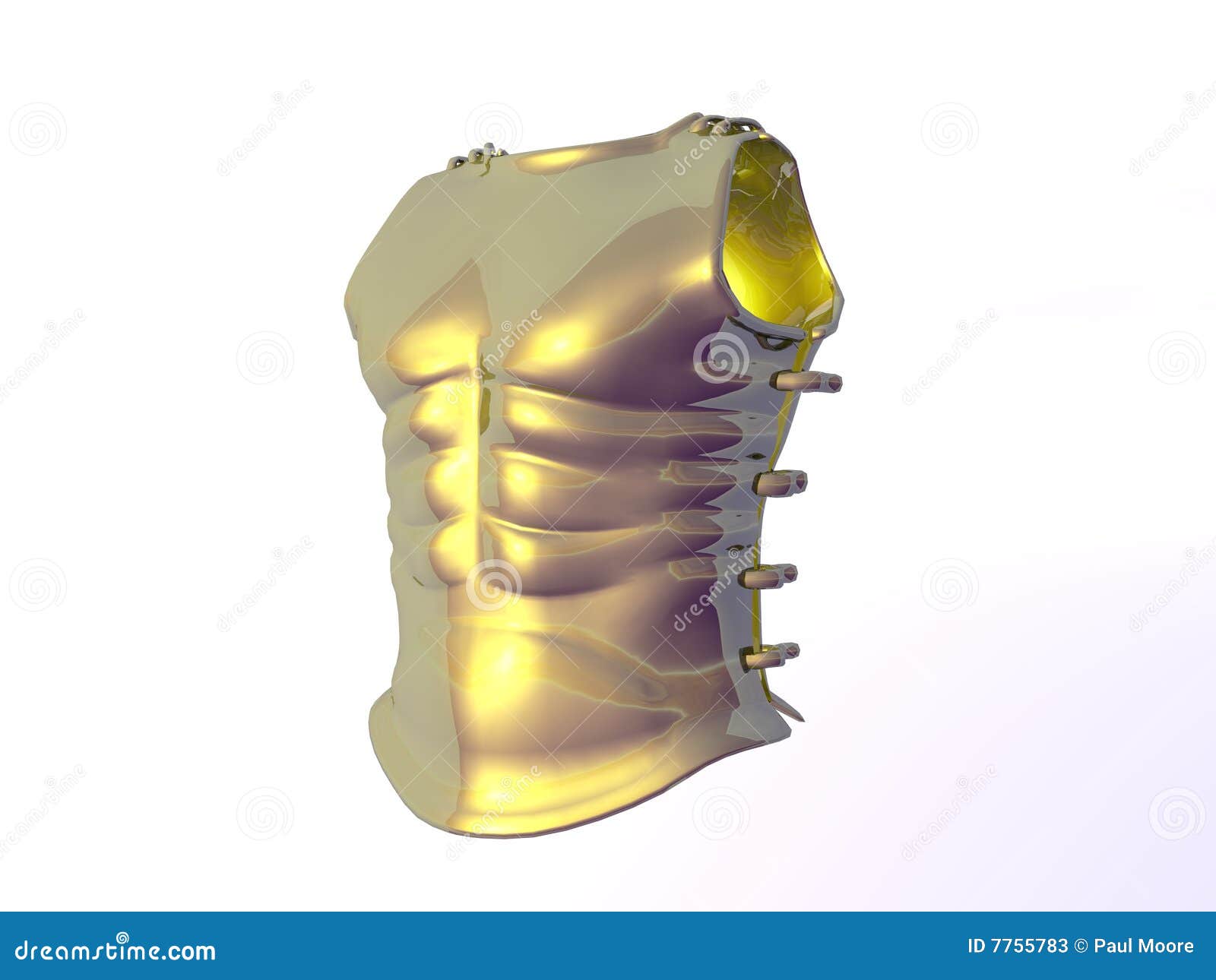 Iron Breastplate RoyaltyFree Illustration 11886930