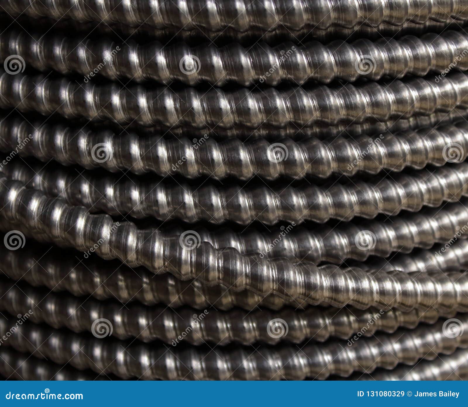 ARMOR COATED ELECTRICAL WIRE Stock Image Image of construction, electrician 131080329