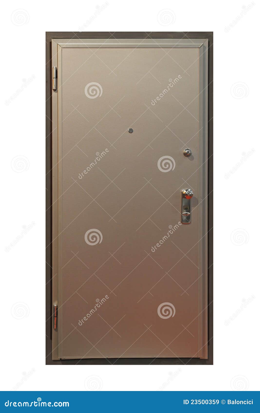 Armored door stock image. Image of door, modern, silver 23500359