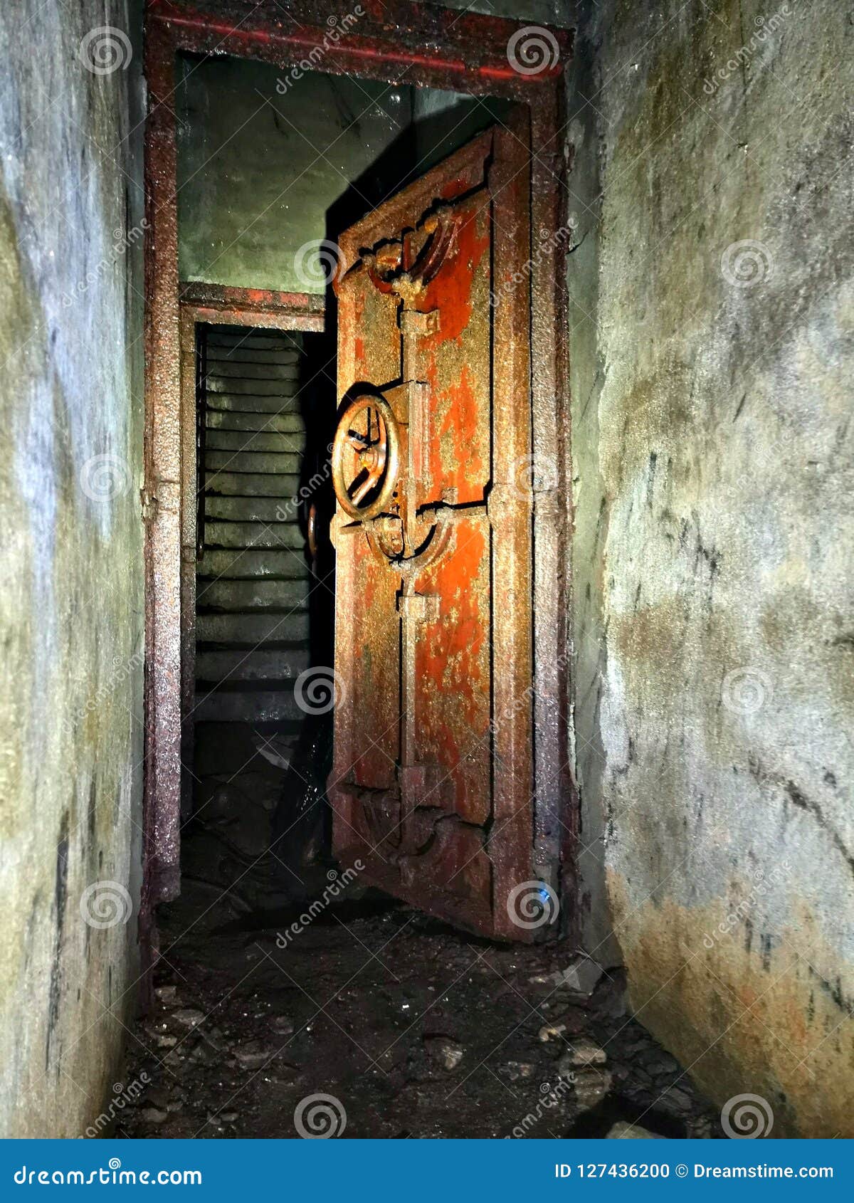 Armored door stock photo. Image of armored, door, ghost 127436200