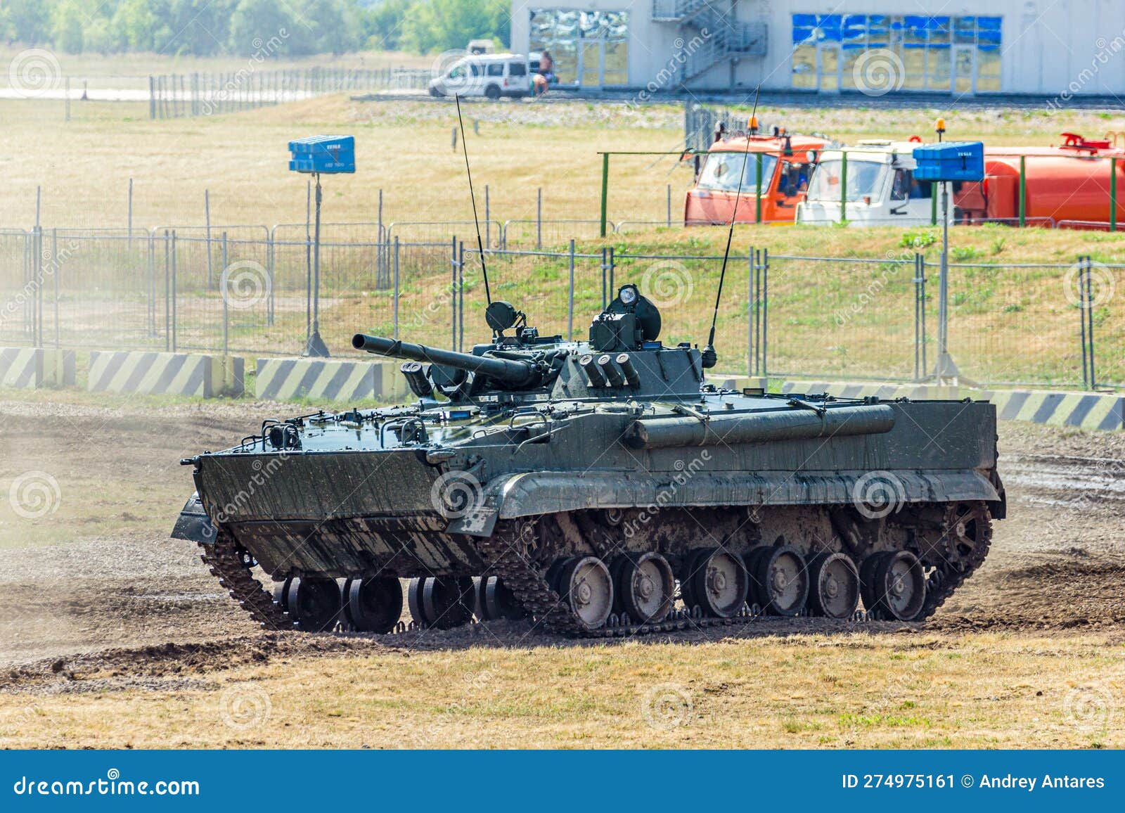 Armored Tracked Infantry Fighting Vehicle BMP-3 Of The Russian Army ...