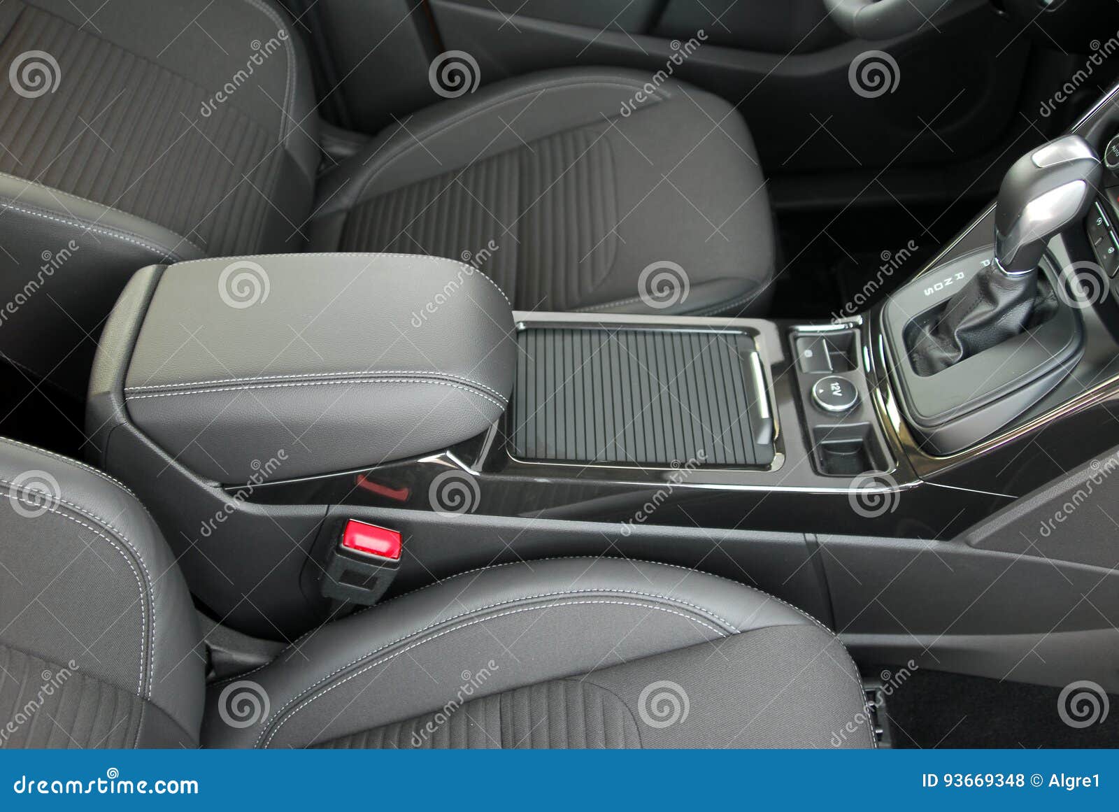 Armrest in the car stock photo. Image of seat, brake 93669348