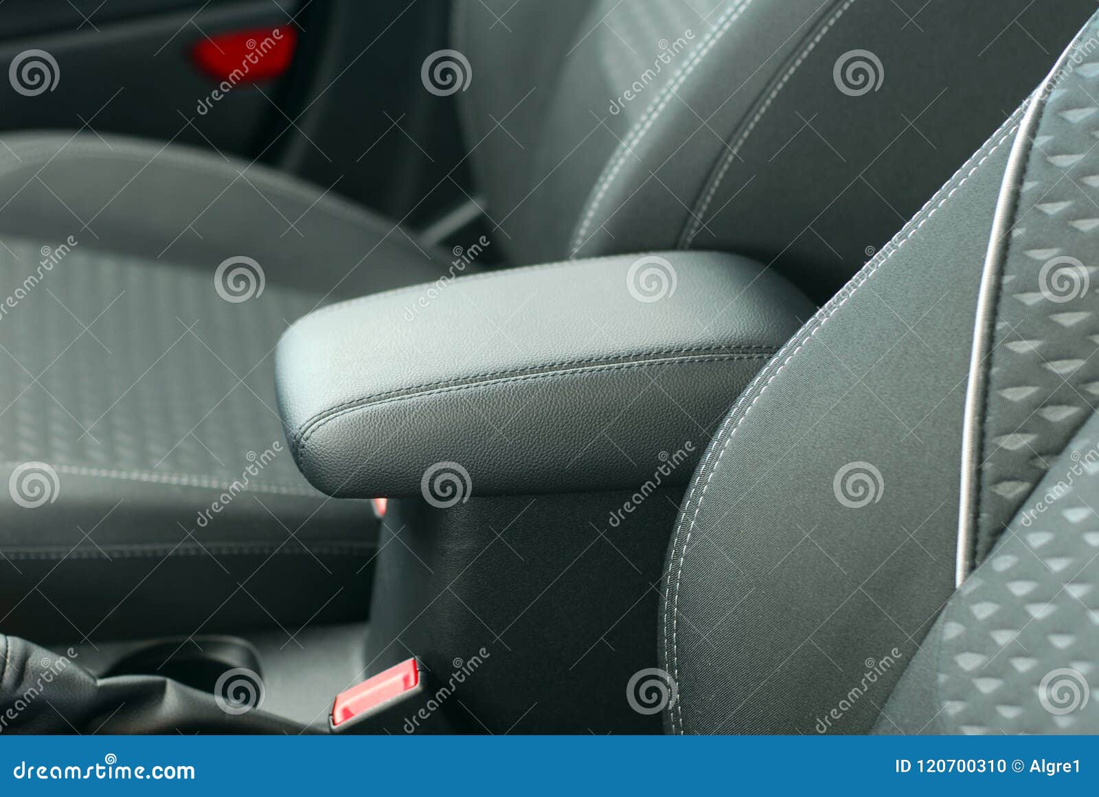 Armrest in the car stock photo. Image of sports, luxury 120700310