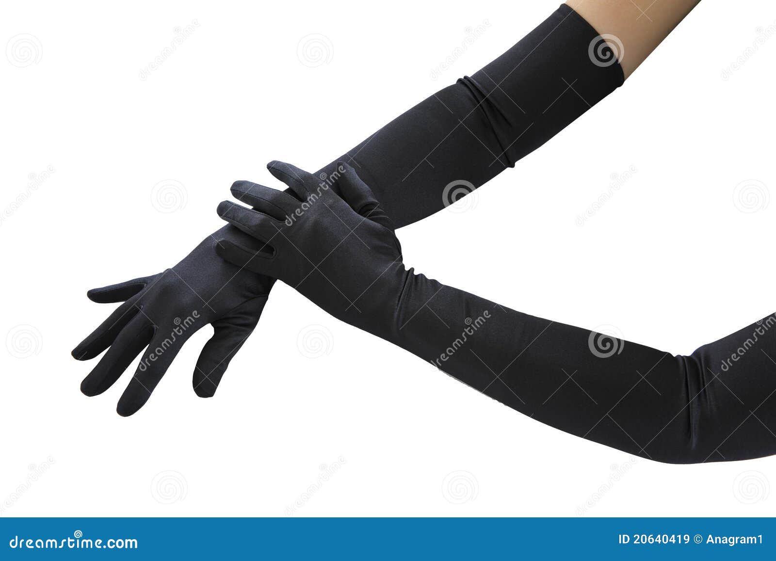 Arms with long gloves stock image. Image of expression 20640419