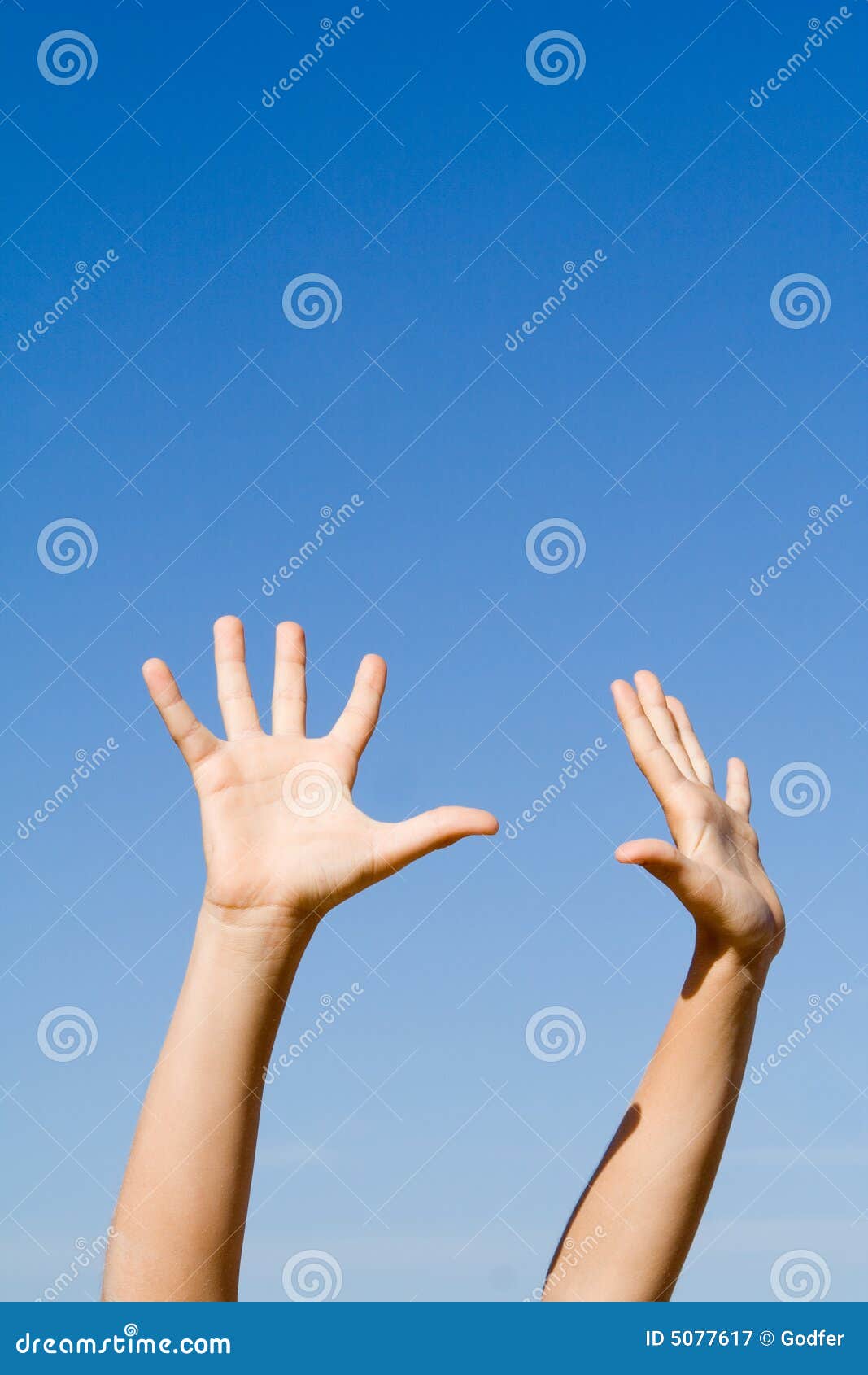 Arms raised hands reaching stock image. Image of desperate 5077617