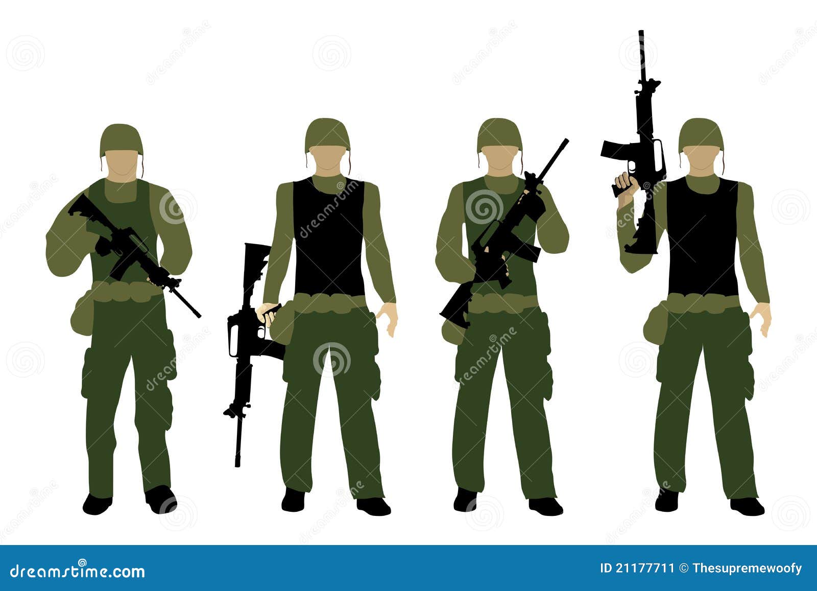 Army 1 stock vector. Illustration of army, danger, green - 21177711