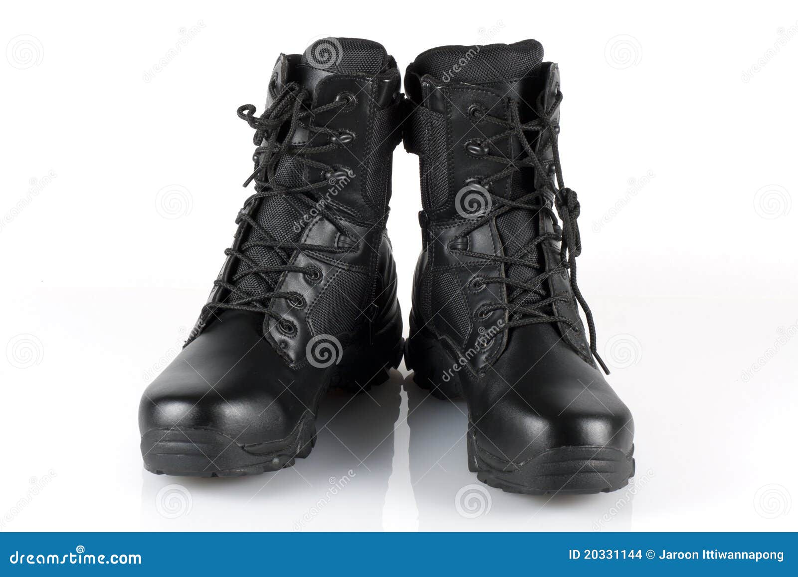 Army boots stock photo. Image of couple, uniform, isolated - 20331144