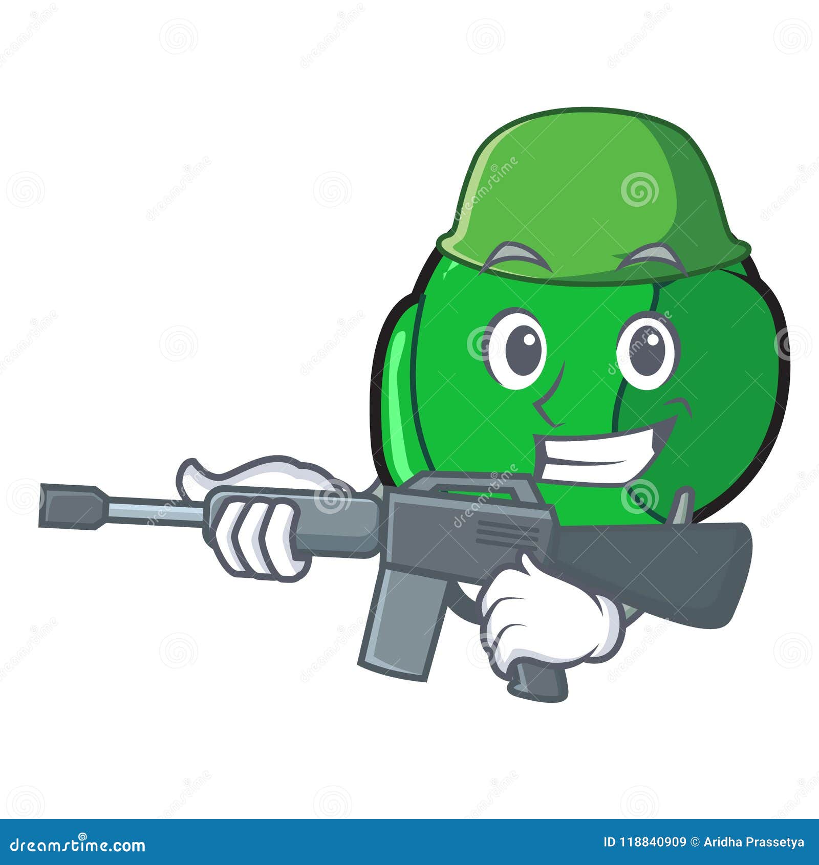 army brussels character cartoon style