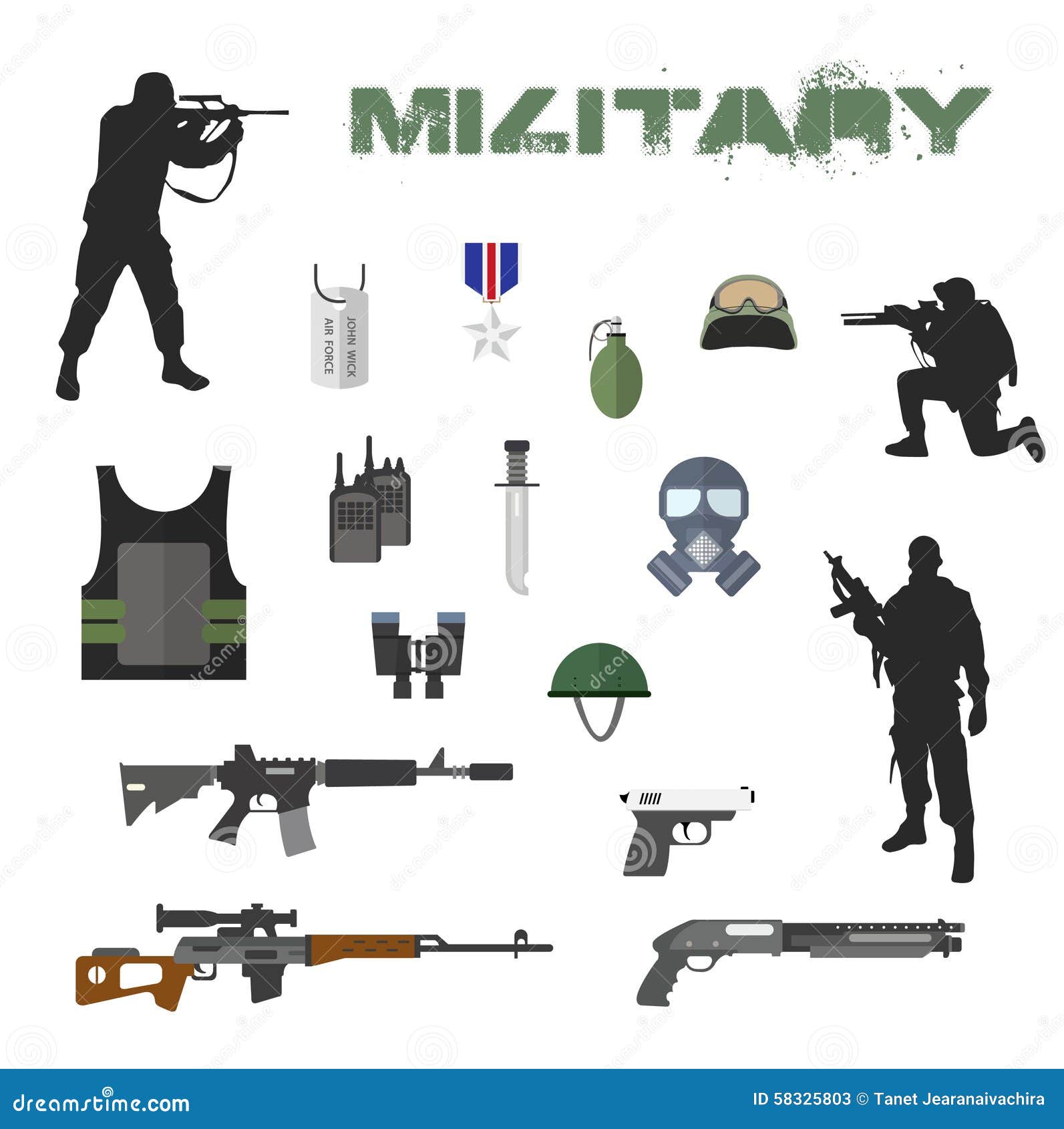 Military Powerpoint Icons