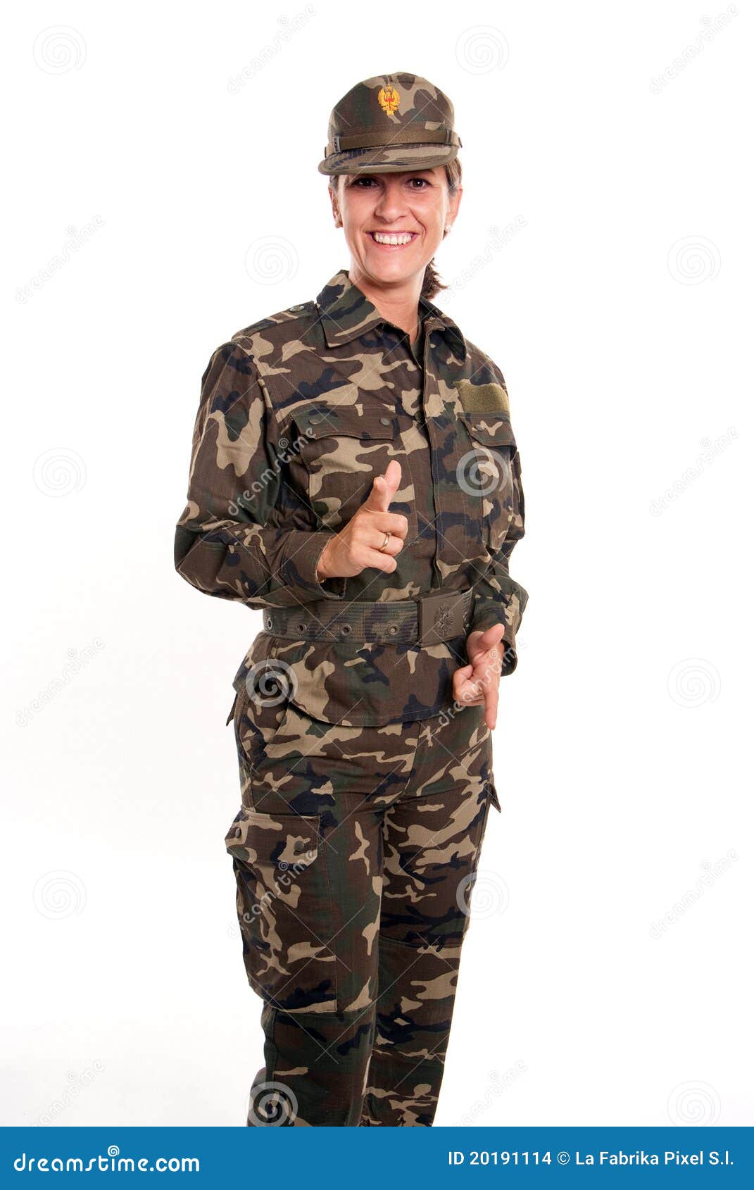 Army Girl Stock Images Image 20191114