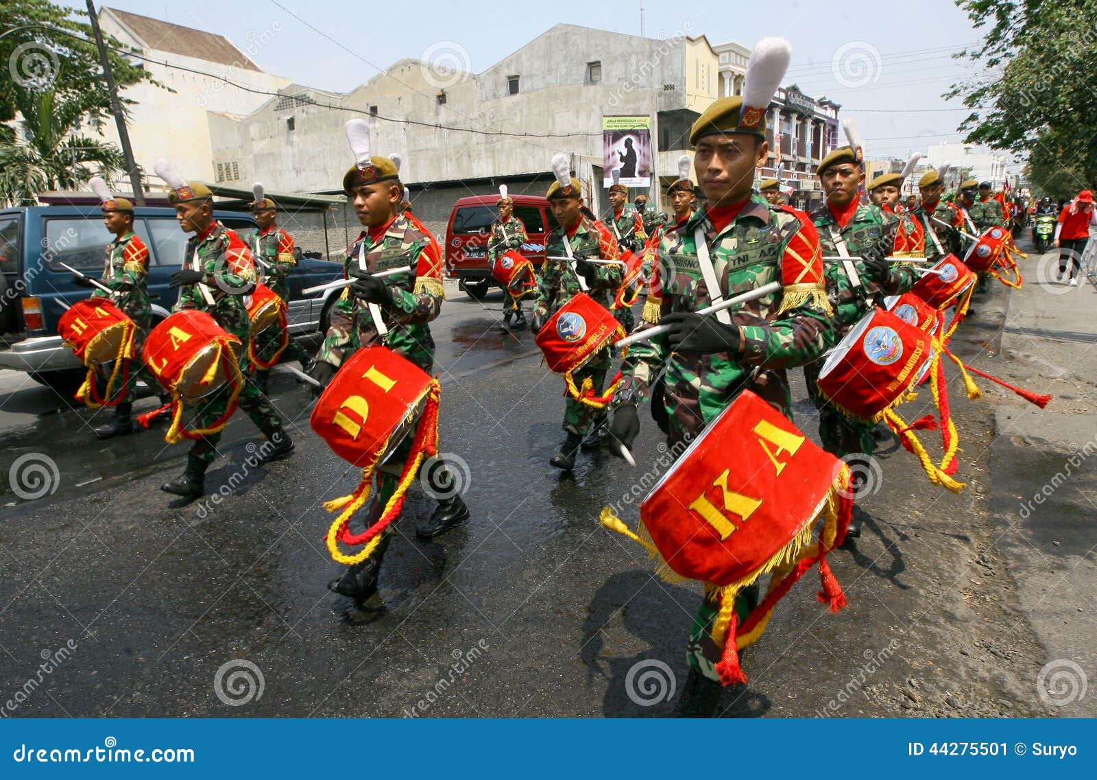 Army marching band editorial photo. Image of miltary 44275501