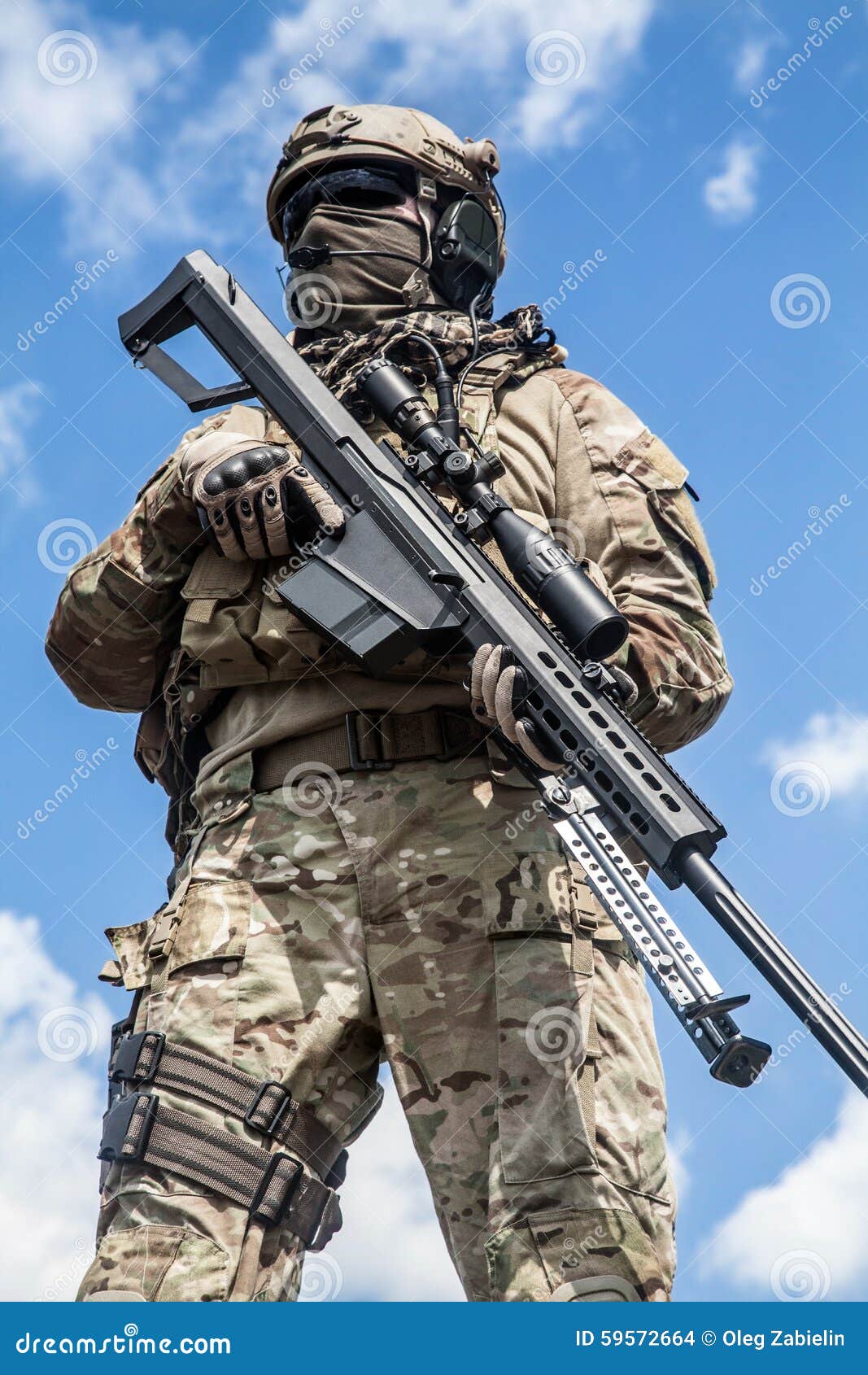Army ranger sniper stock photo. Image of forces, assault ...
