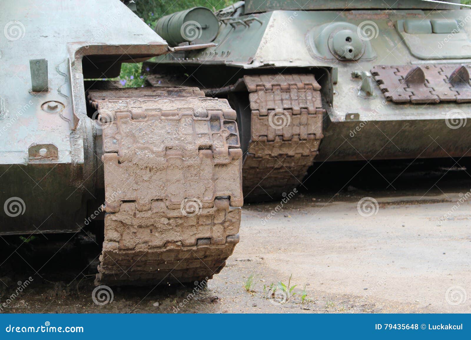 Army tank idler wheel stock photo. Image of afraid 79435648