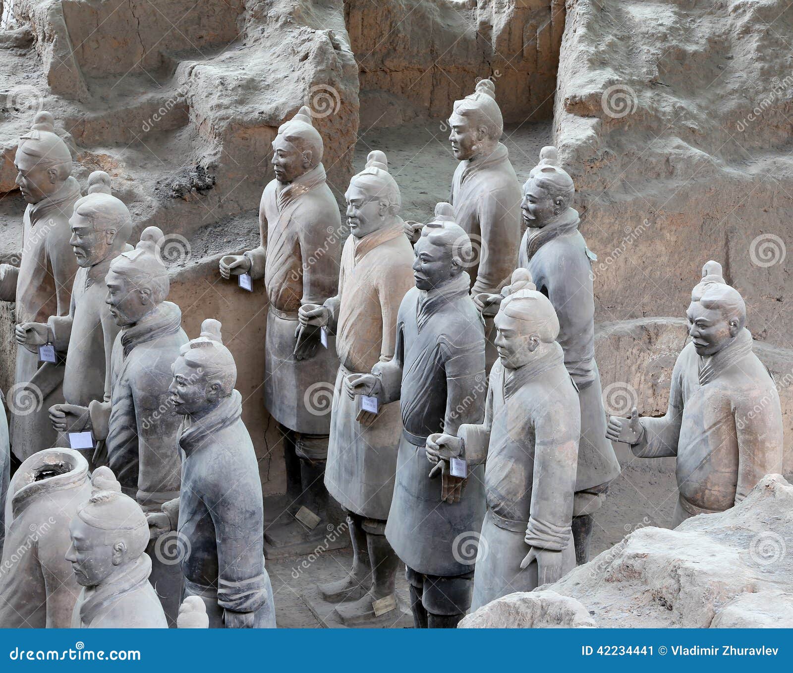 Armée De Terre Cuite De Dynastie De Qin, Xian (Si-ngan), Chine Photo