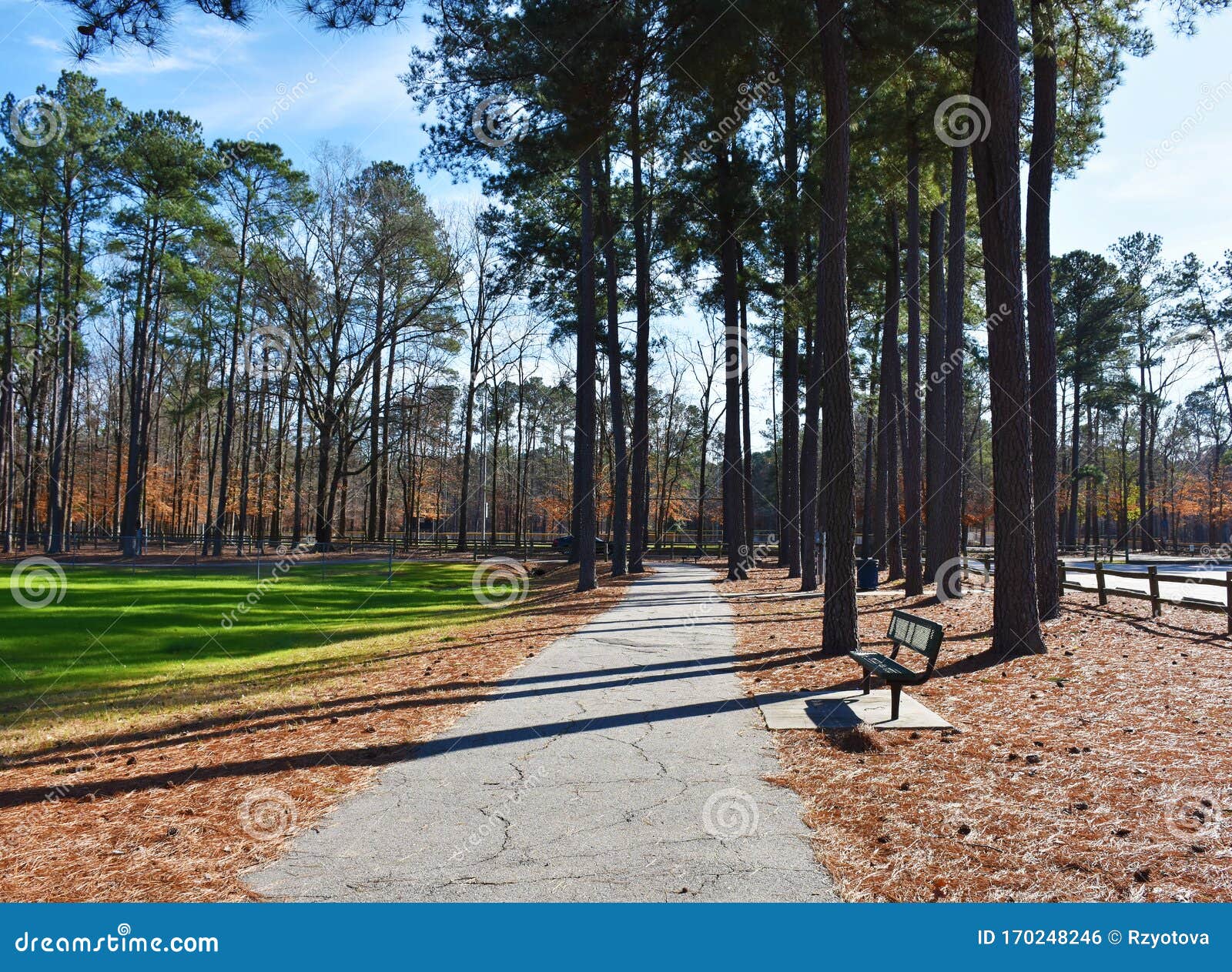 Park, Fayetteville, NC, USA Stock Photo Image of autumn