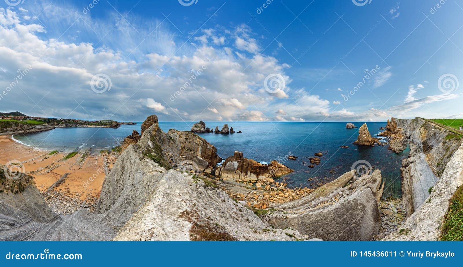 arnia beach coastline landscape