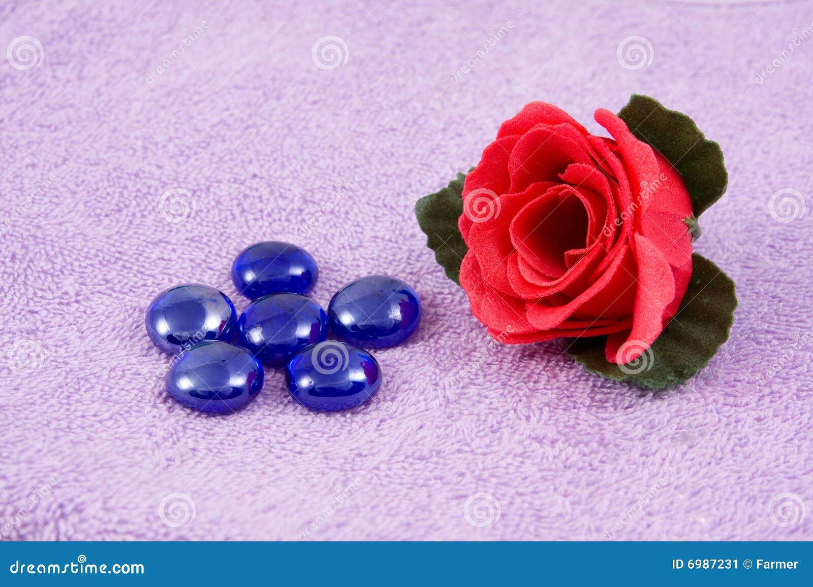 Aroma rose stock image. Image of massage, cleaning, blue 6987231