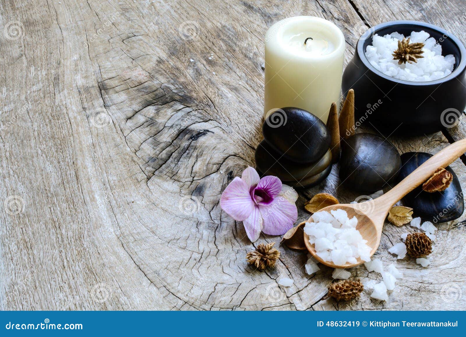Aroma spa set stock image. Image of relaxation, aromatic 48632419