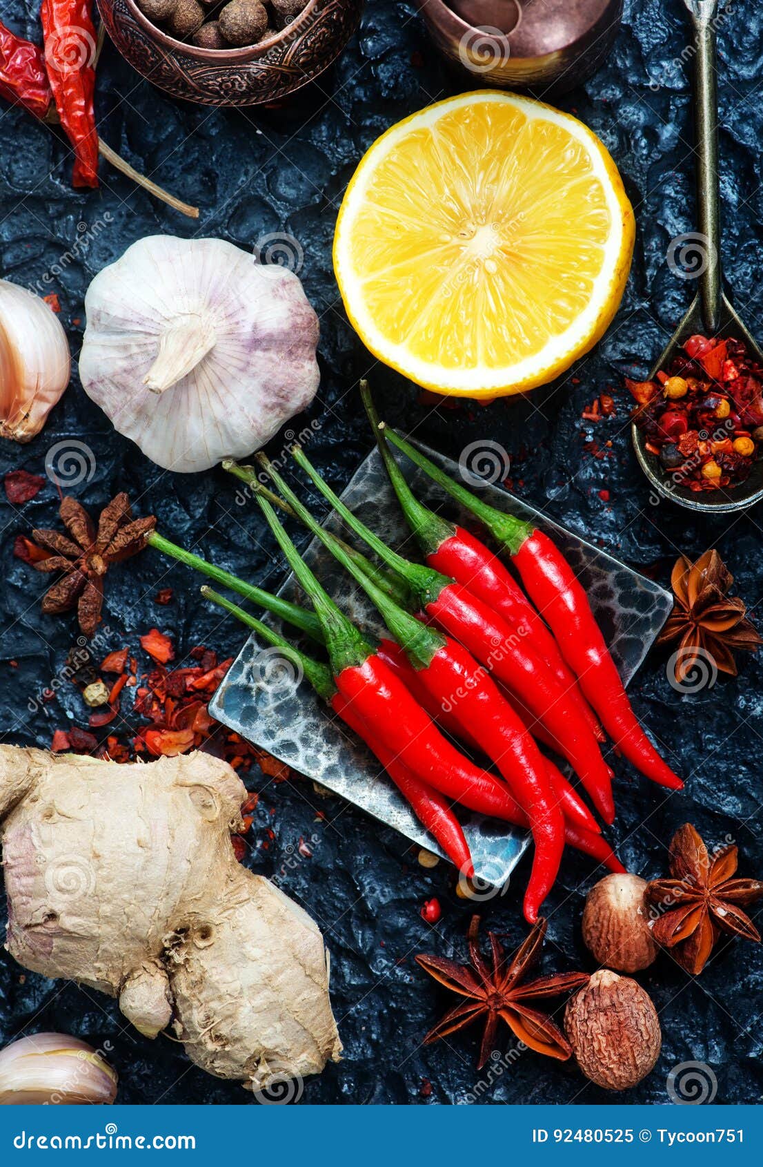 Aroma spice stock image. Image of copyspace, color, cheese 92480525