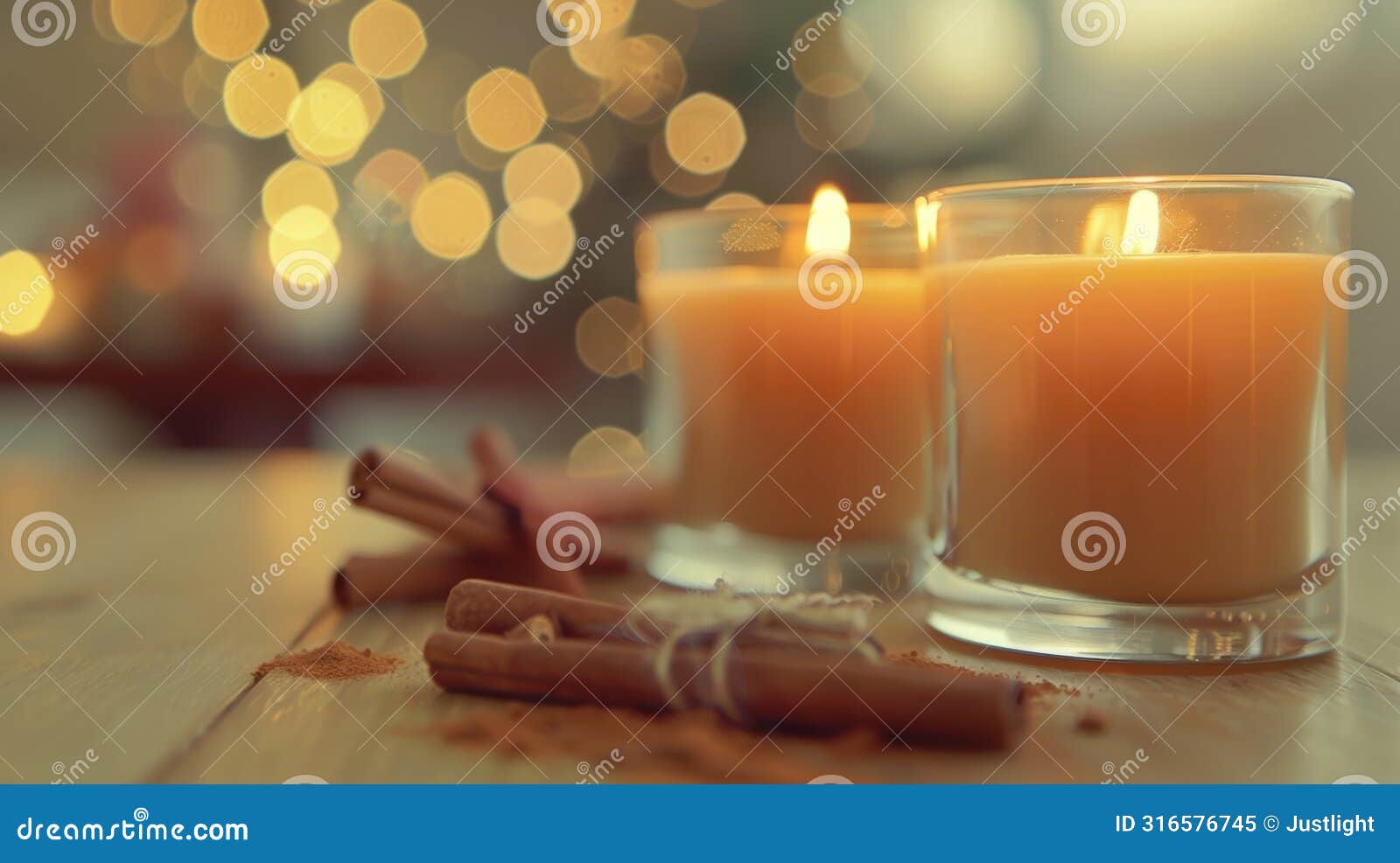 the aroma of warm vanilla and cinnamon from the candles mingles with the delicious scents coming from the kitchen. 2d