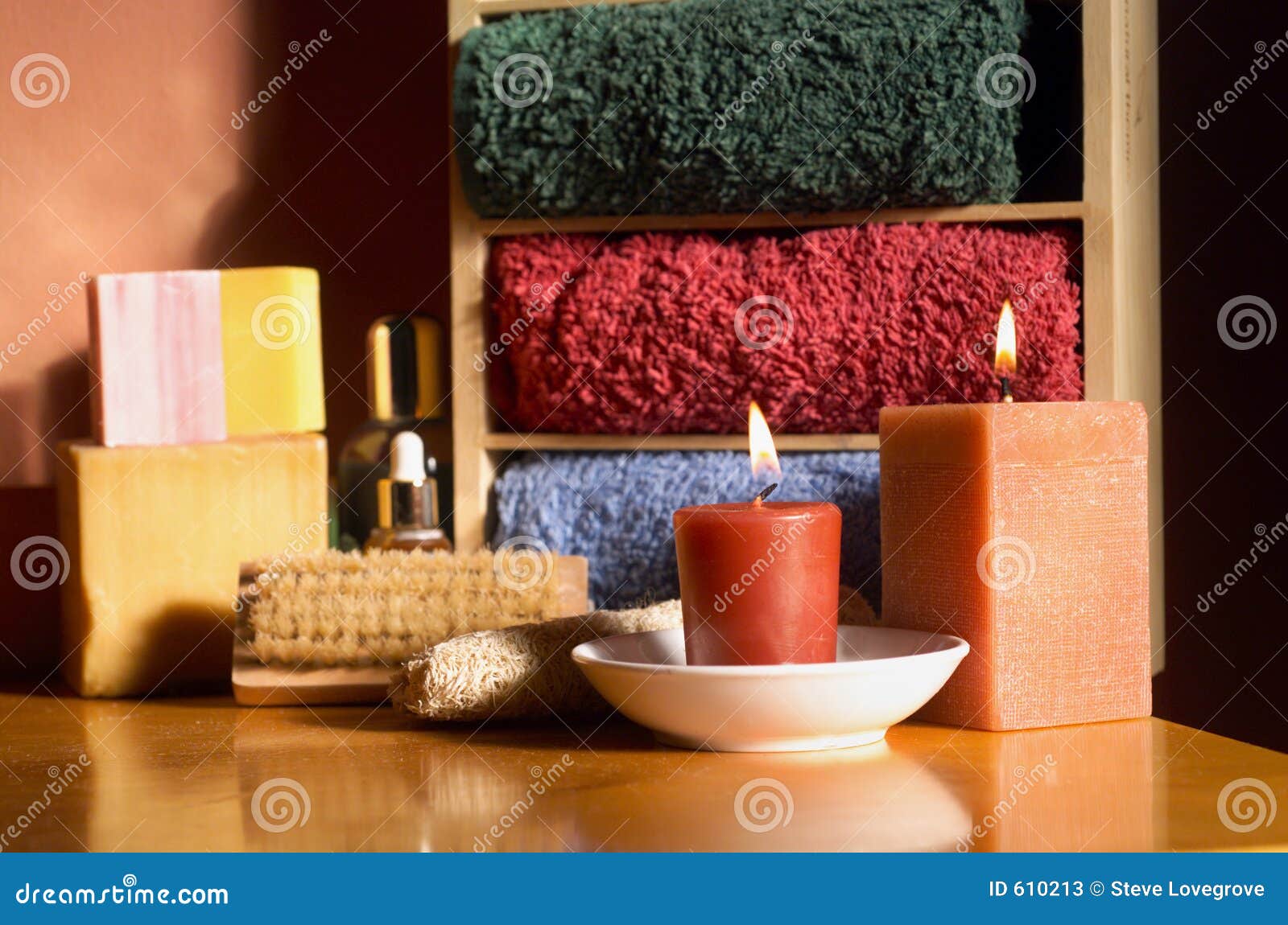 Aromatherapy stock image. Image of foot, towels, life, scent 610213