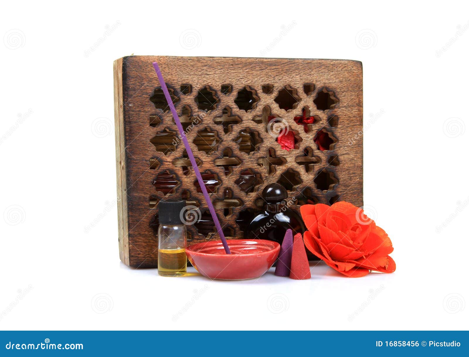 Aromatherapy items stock photo. Image of concept, isolated 16858456