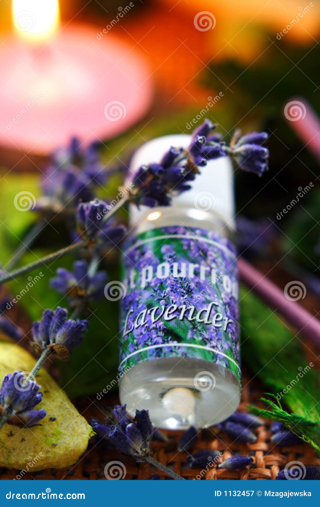Aromatherapy Lavender Oil Stock Image Image of bath, health 1132457