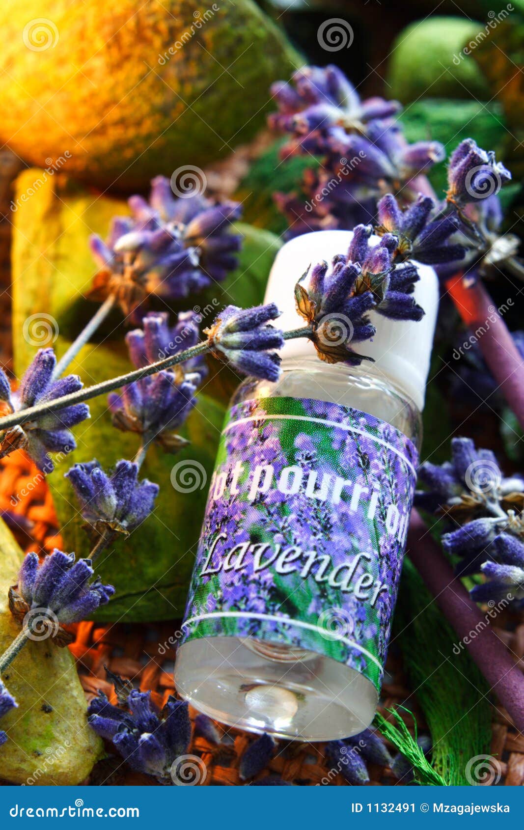 Aromatherapy Lavender Oil Stock Image Image of fire, frangrant 1132491