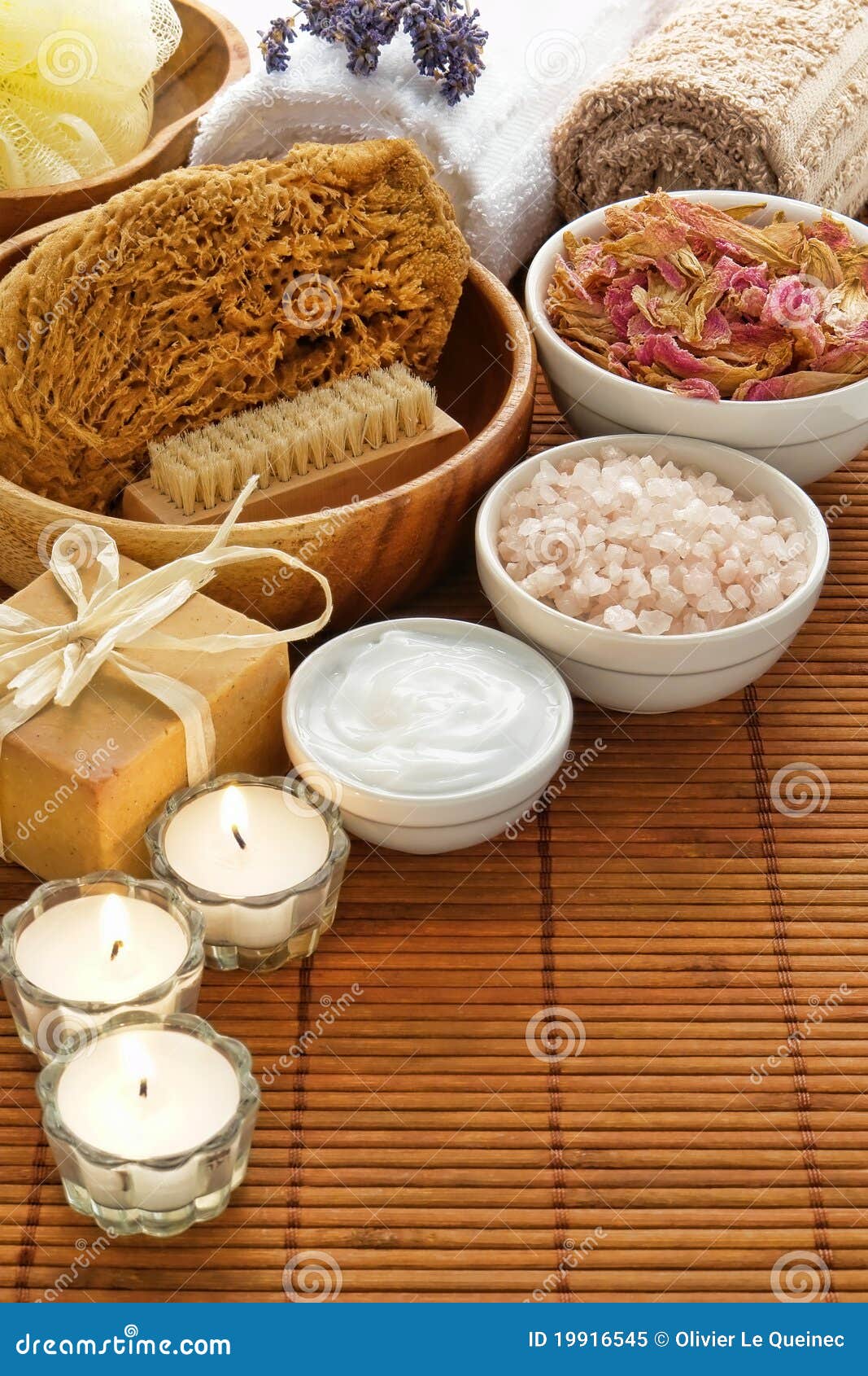 Aromatherapy and Relaxation Spa Body Care Products Stock Image Image