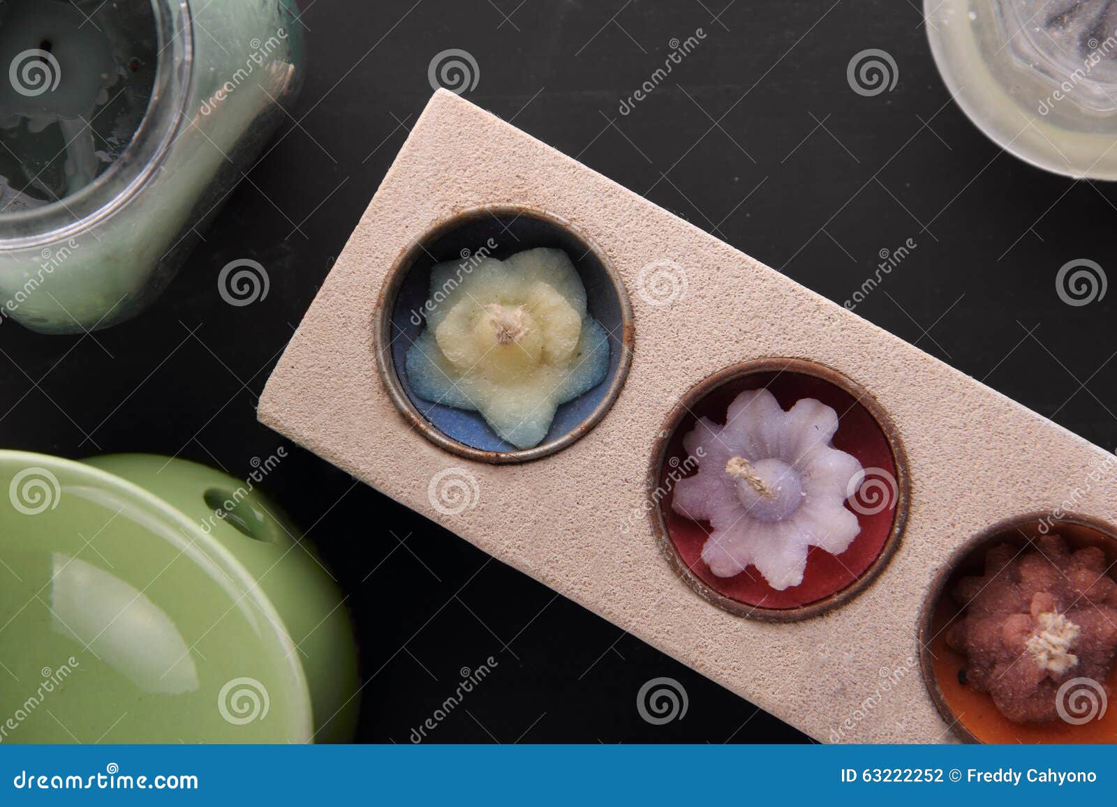 Aromatherapy Spa Products Overhead Stock Photo Image of care
